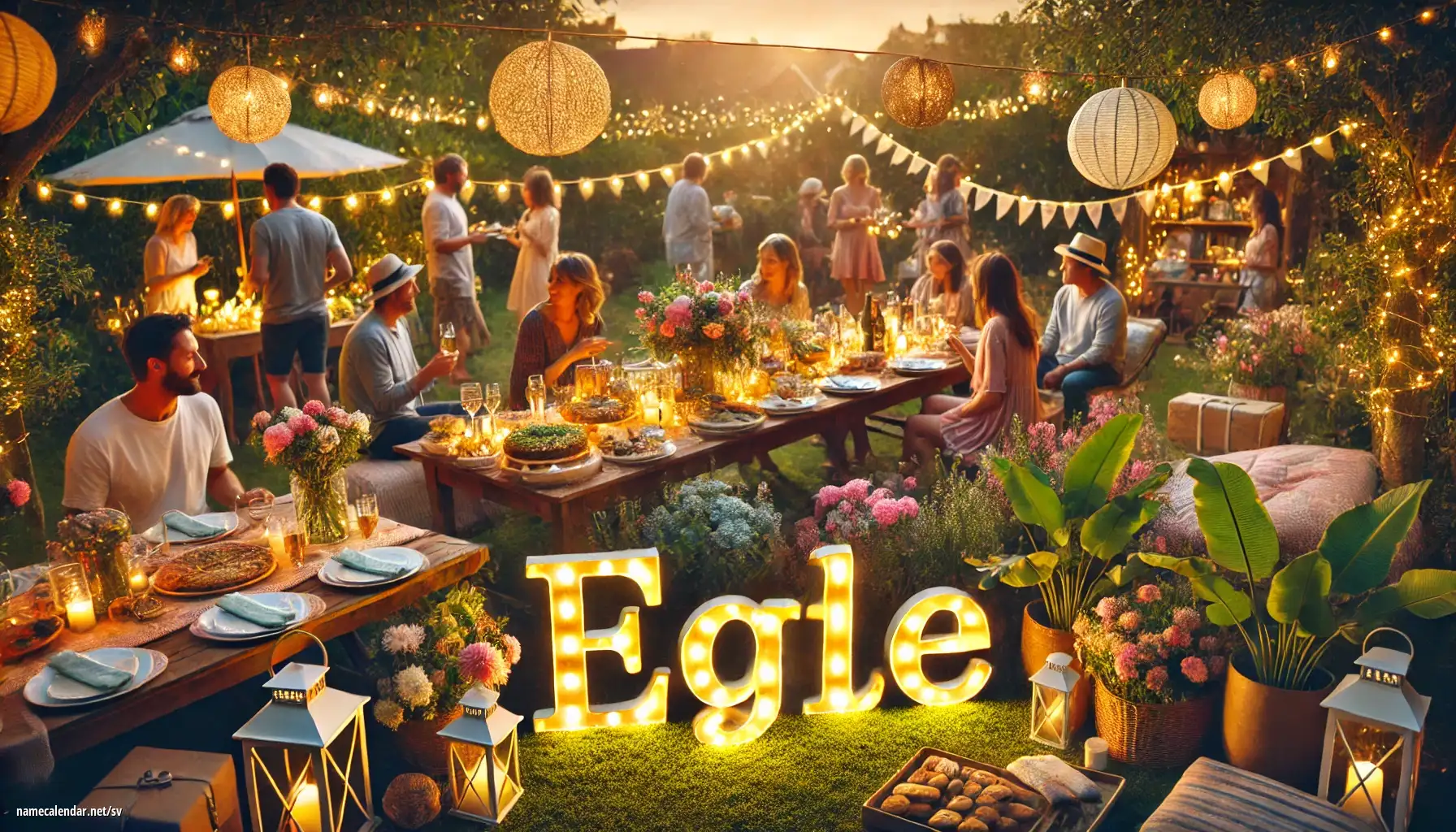 Firande av namnsdag och namn - Egle