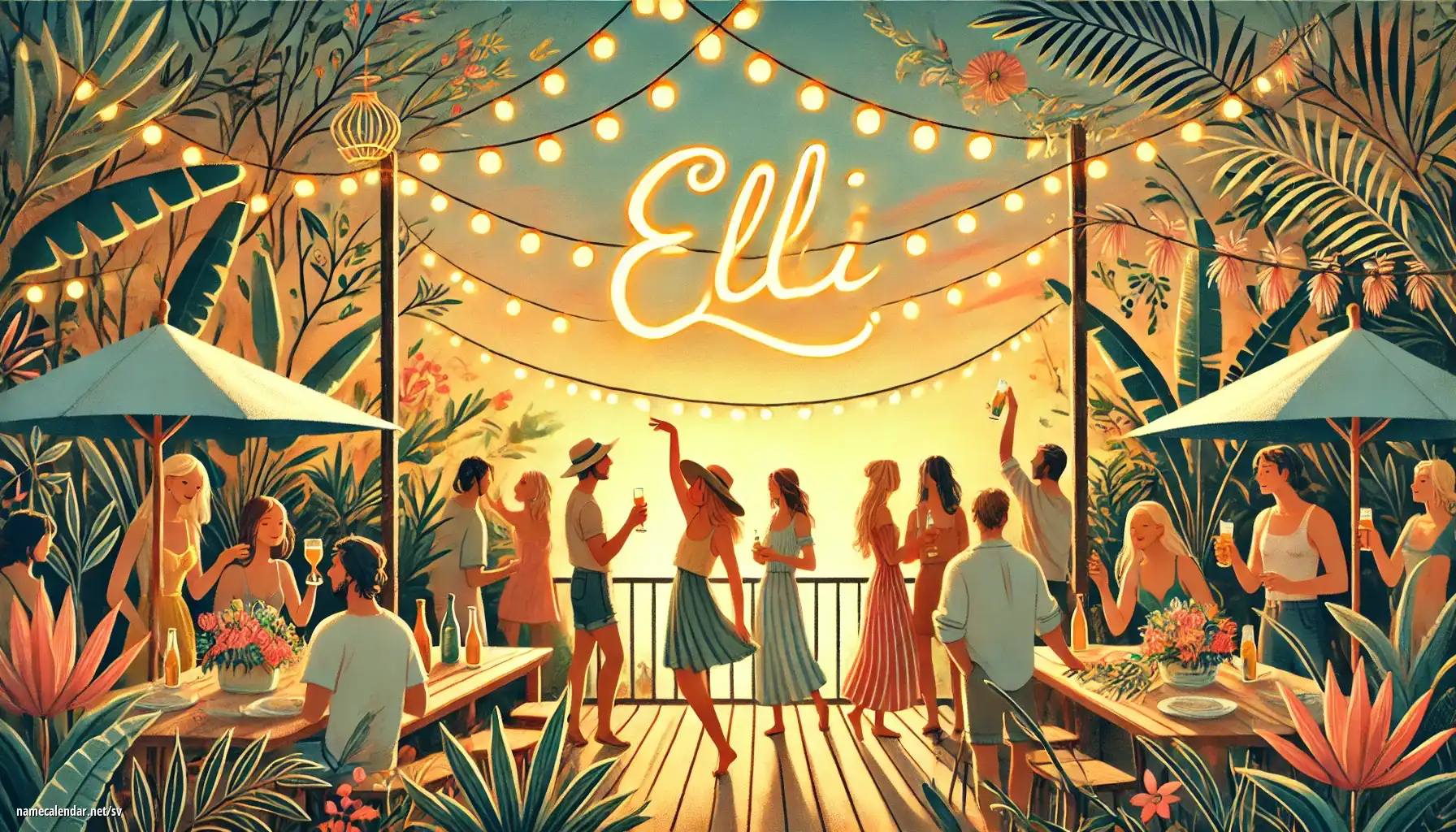 Firande av namnsdag och namn - Elli