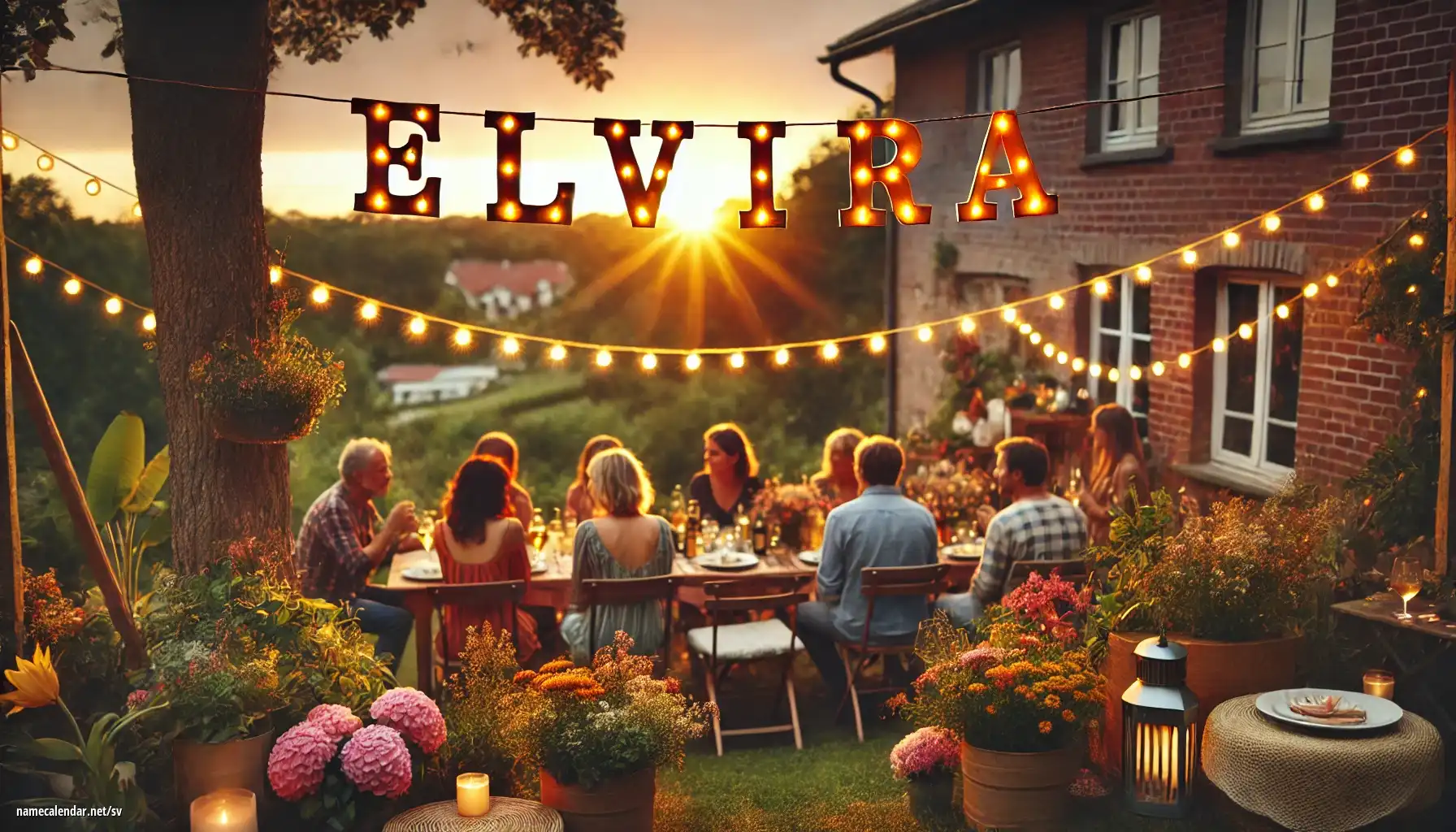 Firande av namnsdag och namn - Elvíra