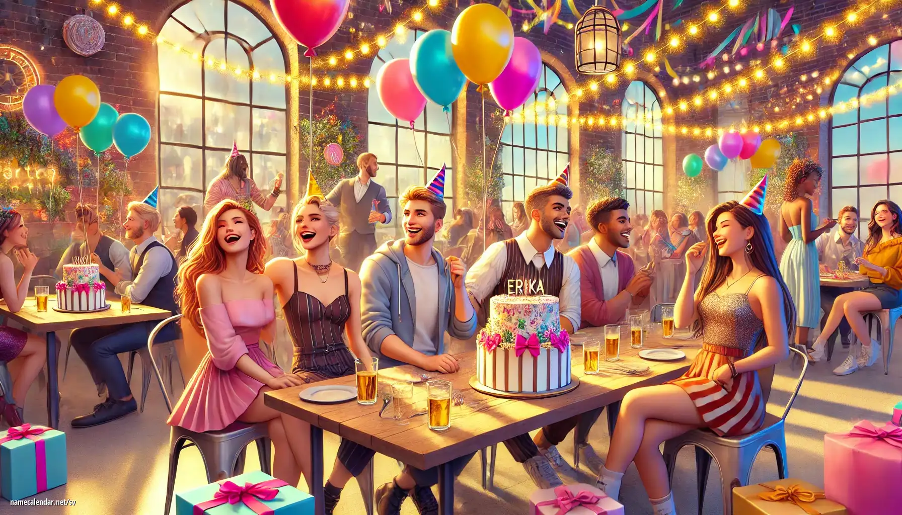 Firande av namnsdag och namn - Erika
