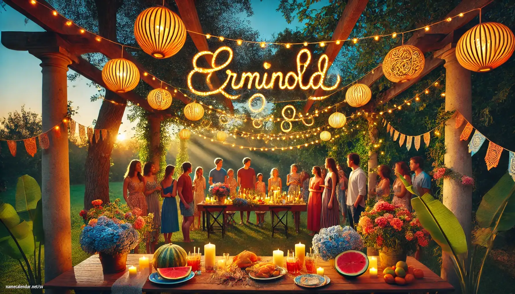 Firande av namnsdag och namn - Erminold