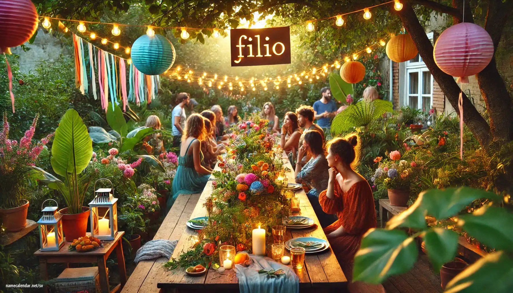 Firande av namnsdag och namn - Filio