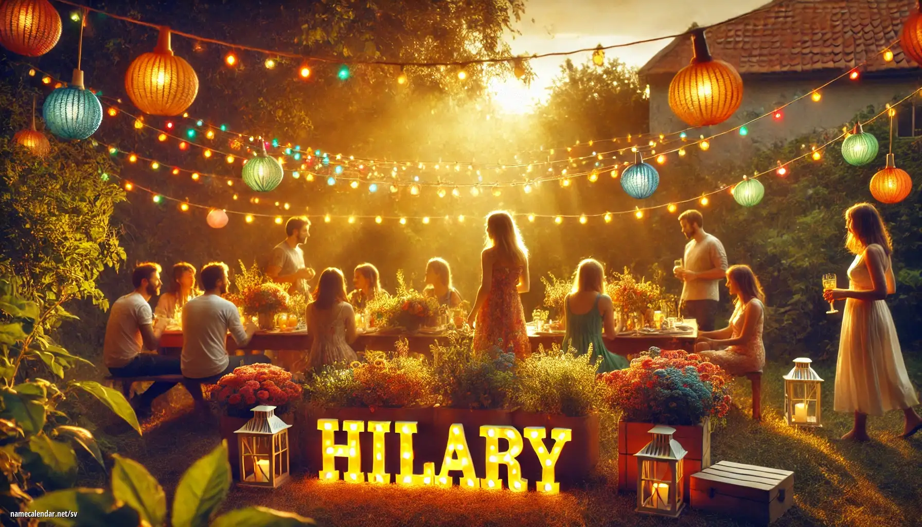 Firande av namnsdag och namn - Hilary