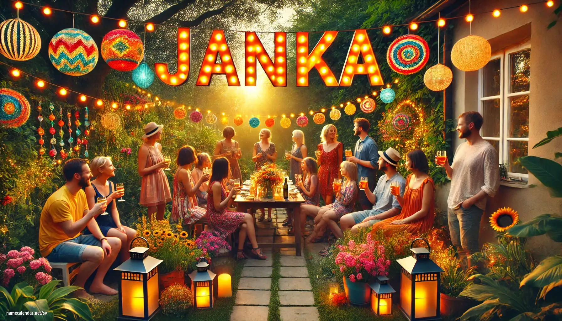 Firande av namnsdag och namn - Janka