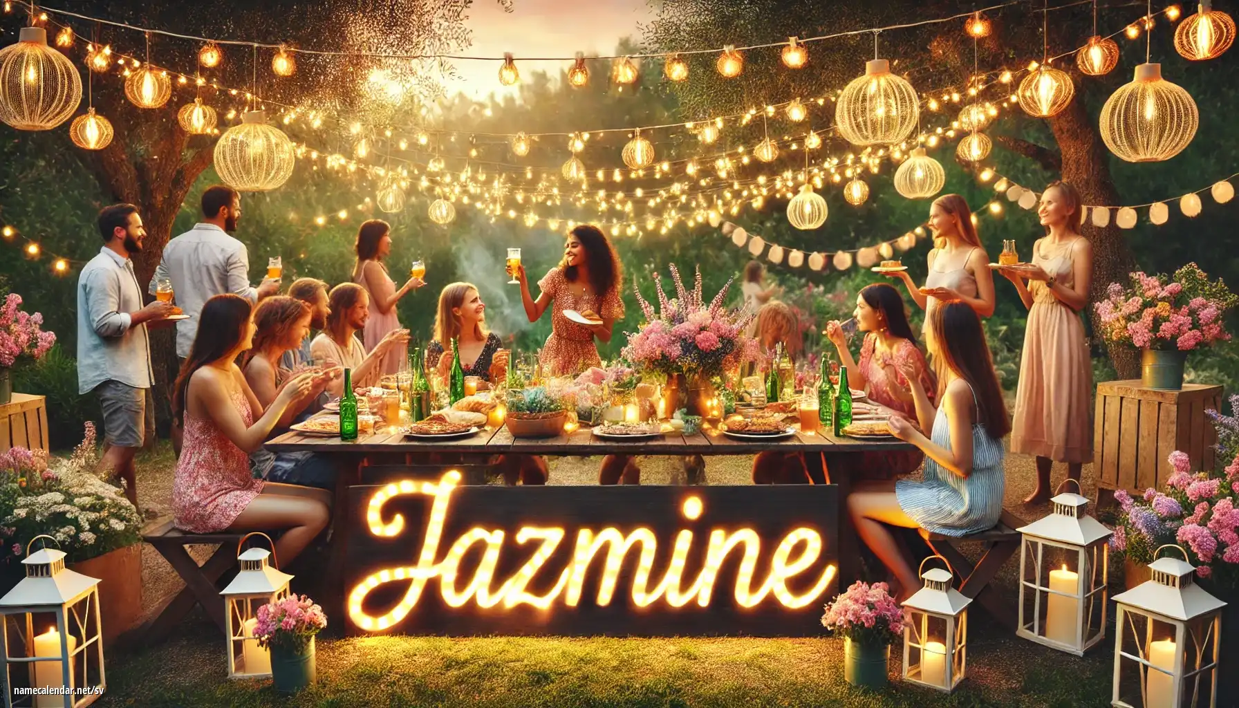 Firande av namnsdag och namn - Jazmine