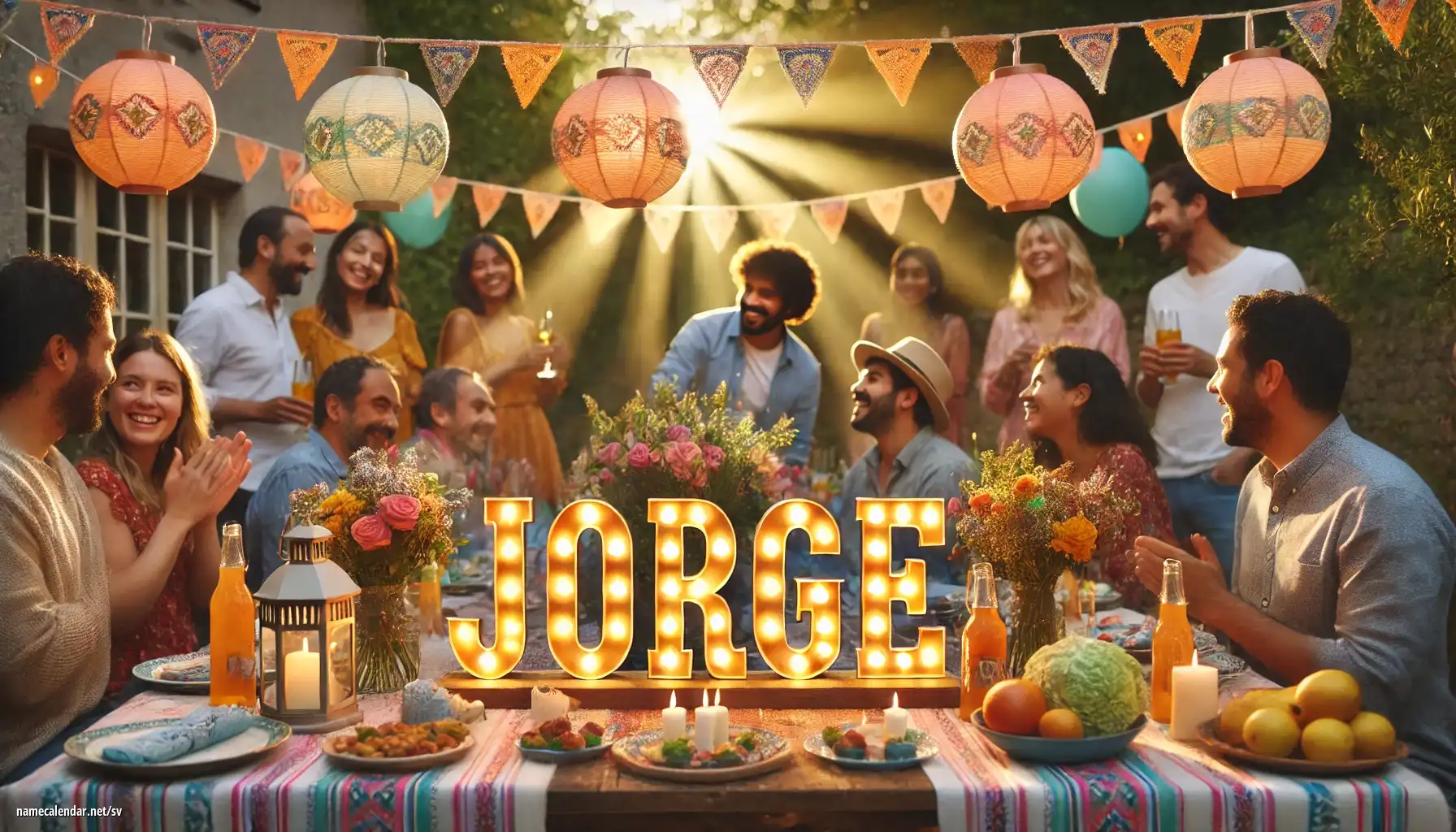Firande av namnsdag och namn - Jorge