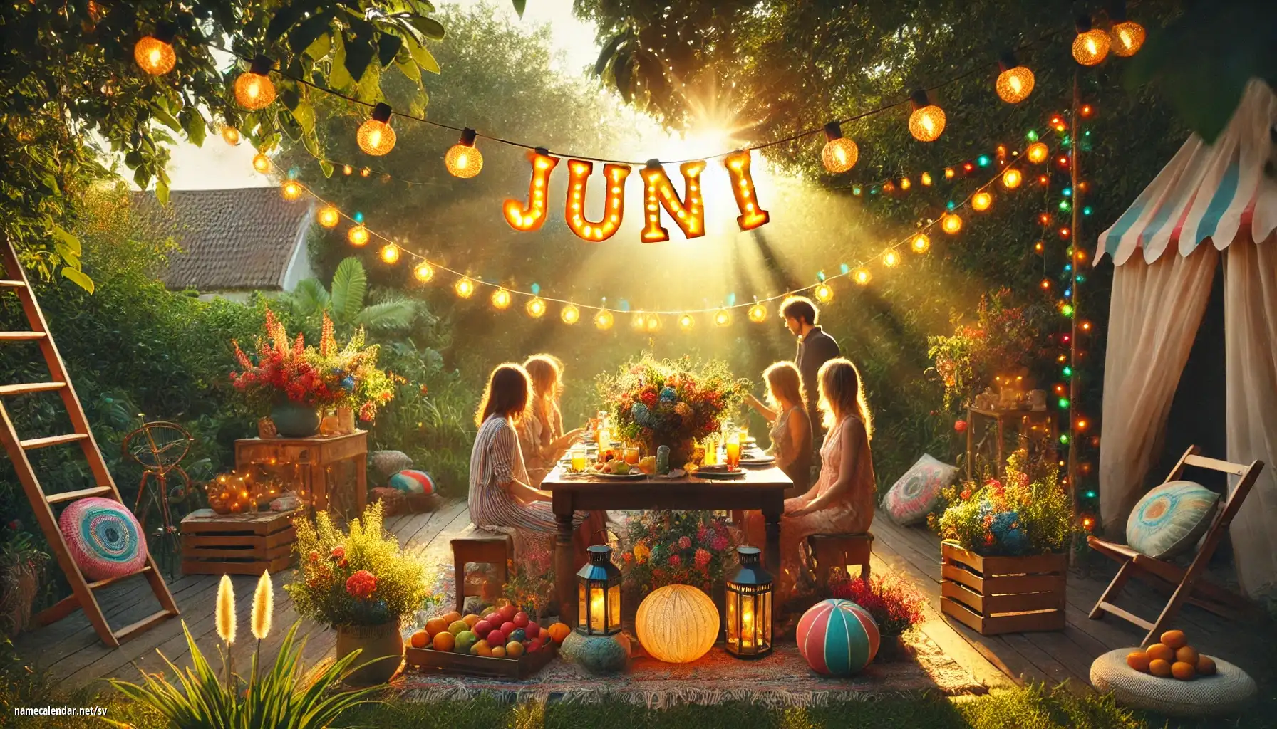 Firande av namnsdag och namn - Juni