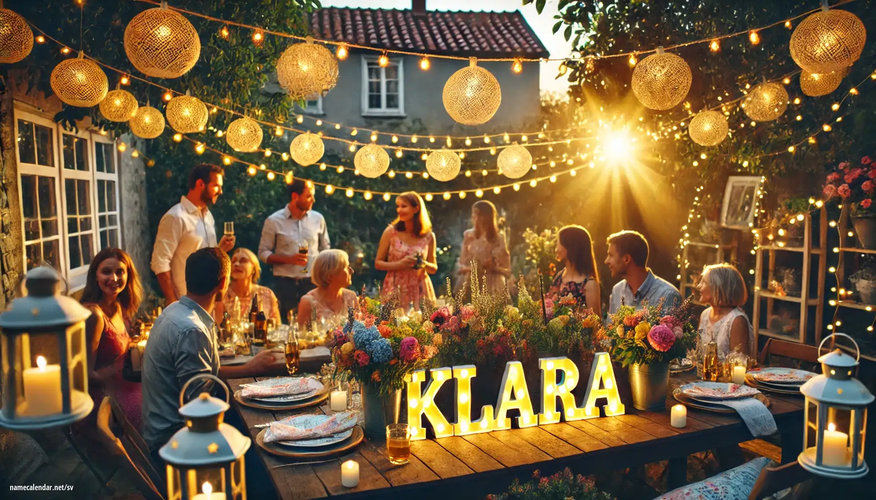 Firande av namnsdag och namn - Klára