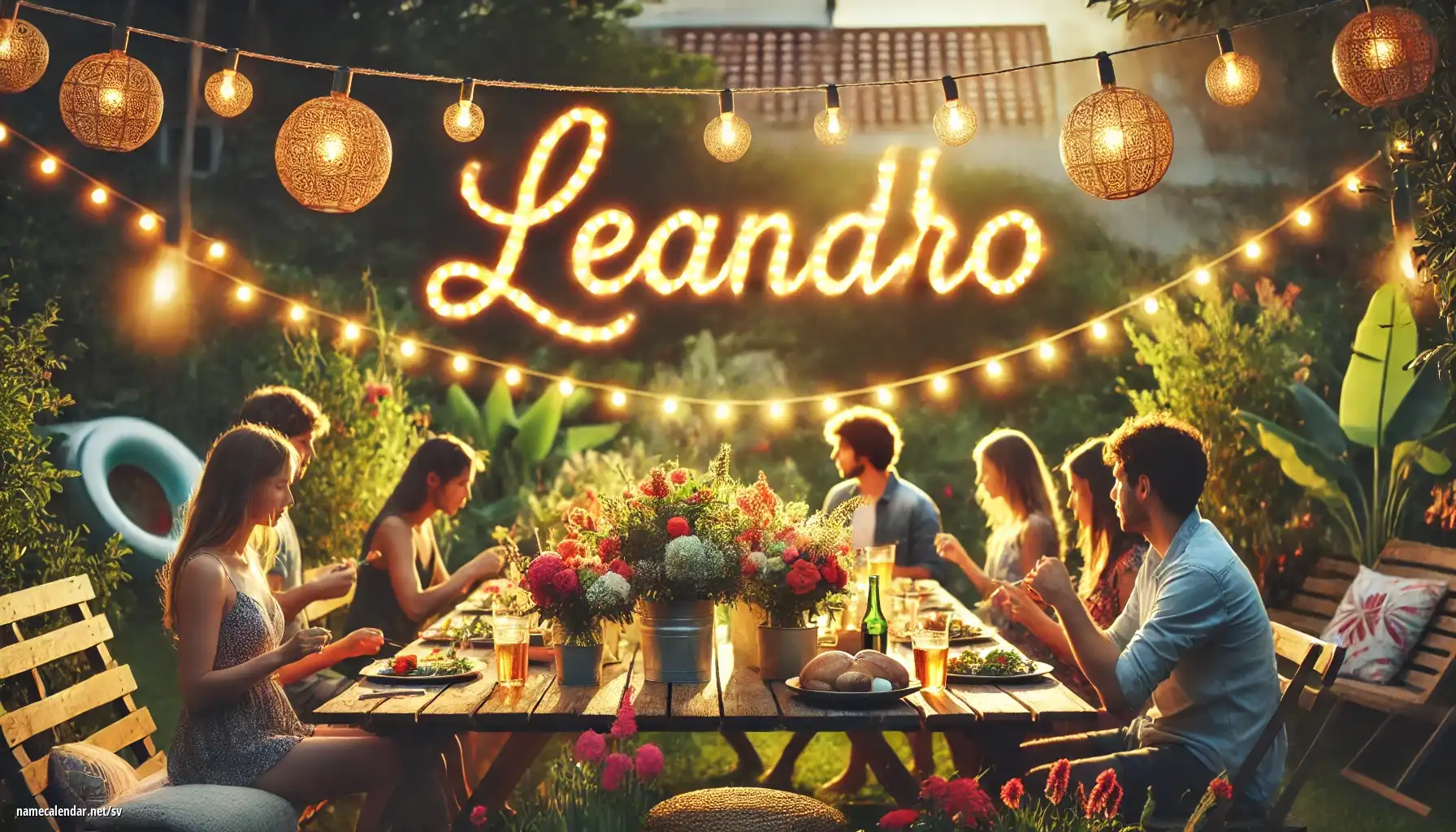 Firande av namnsdag och namn - Leandro