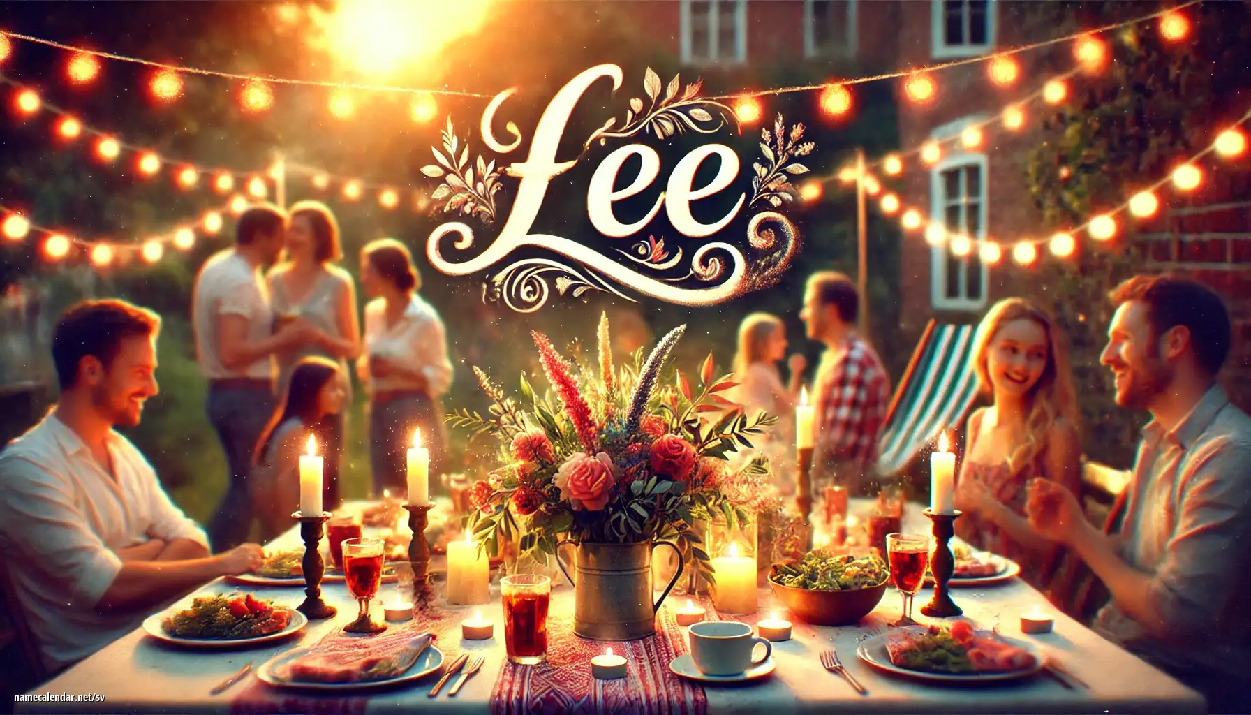 Firande av namnsdag och namn - Lee