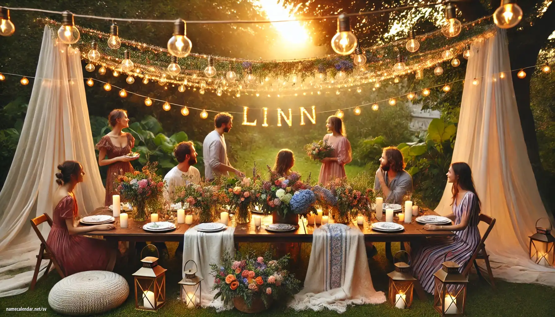 Firande av namnsdag och namn - Linn