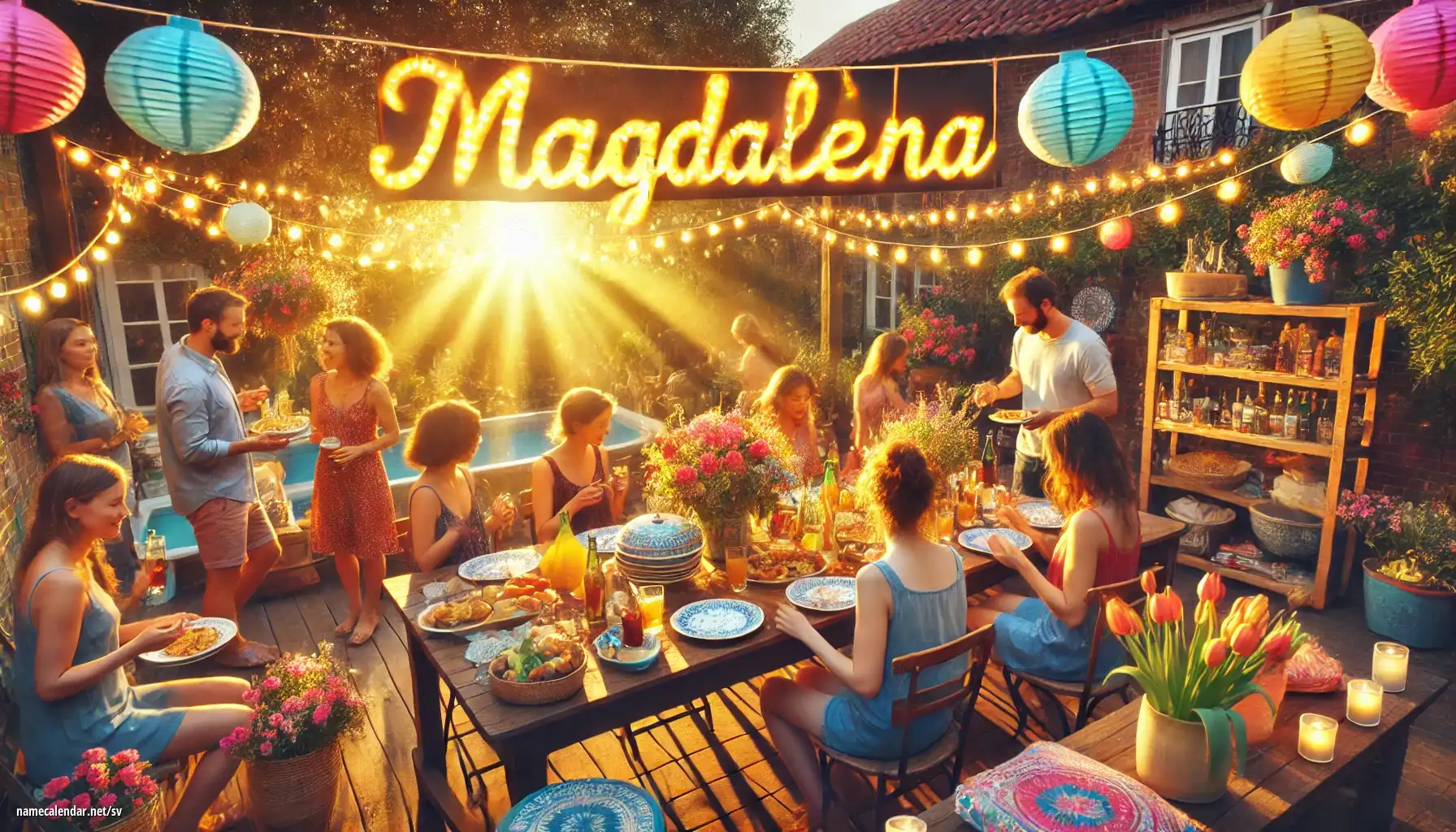 Firande av namnsdag och namn - Magdaléna