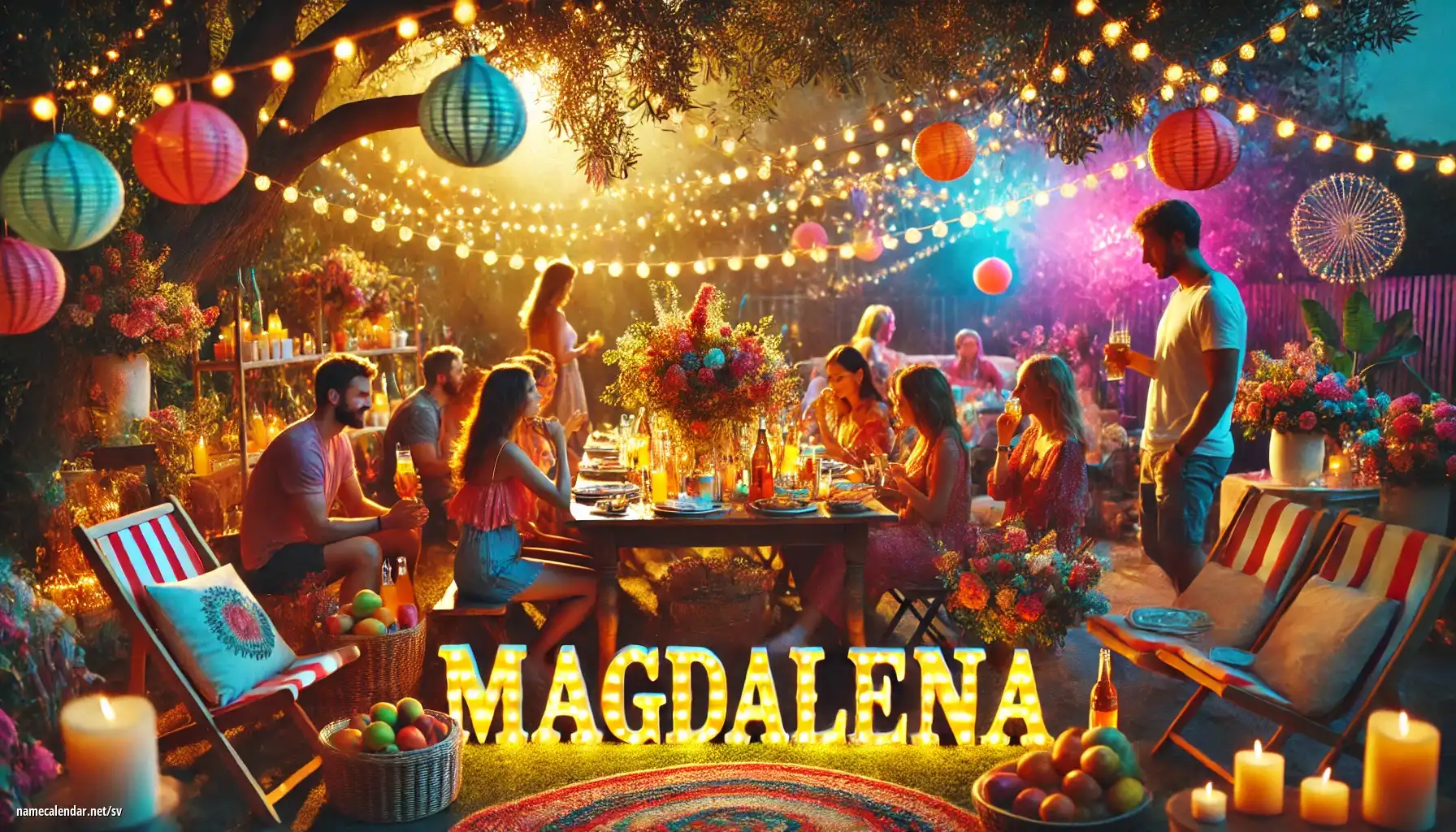 Firande av namnsdag och namn - Magdalena