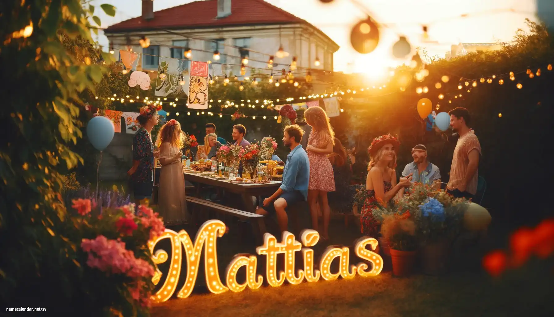 Firande av namnsdag och namn - Mattias