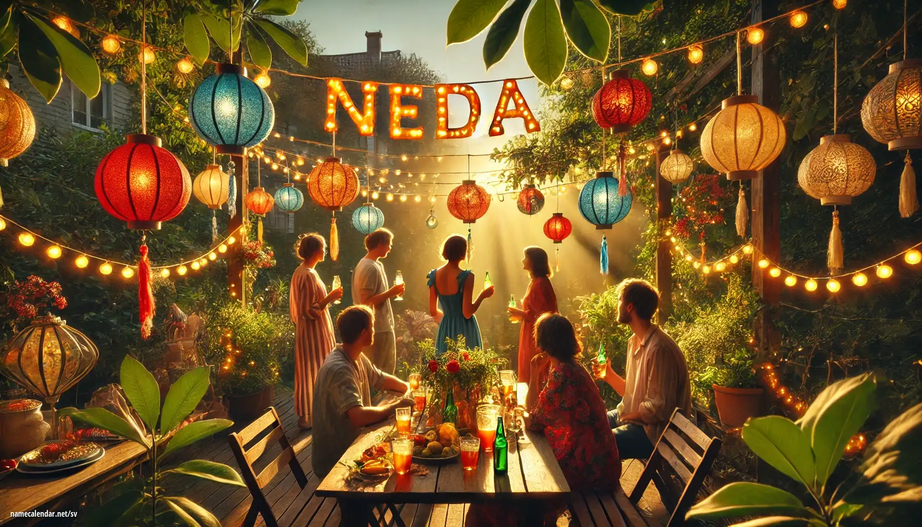 Firande av namnsdag och namn - Neda