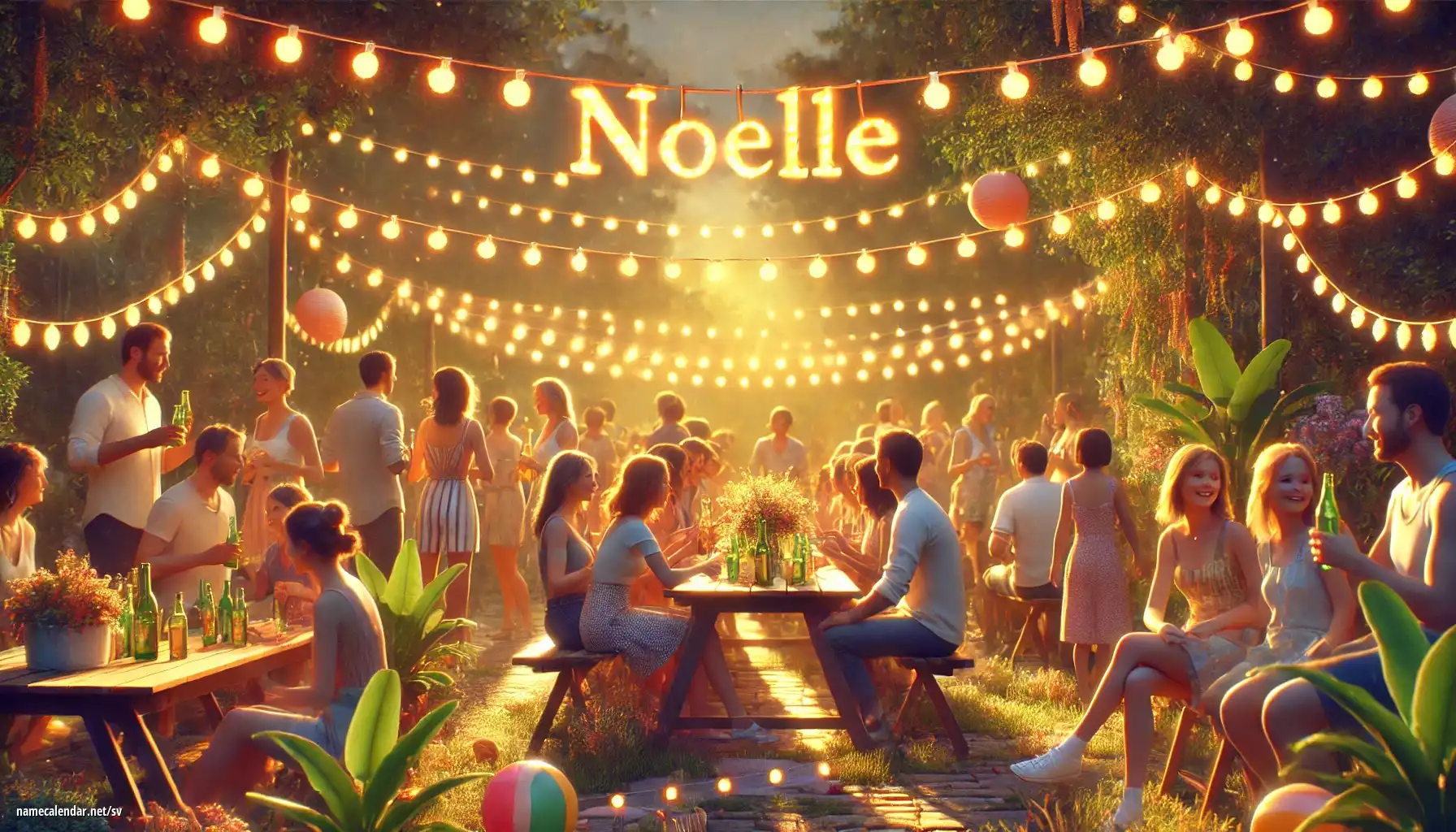 Firande av namnsdag och namn - Noelle