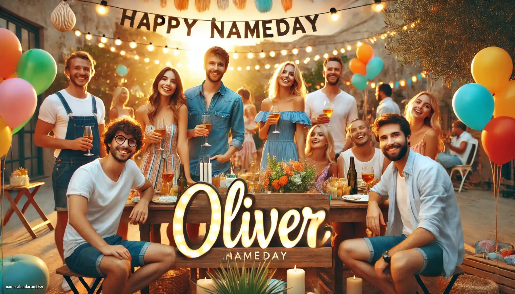 Firande av namnsdag och namn - Oliver