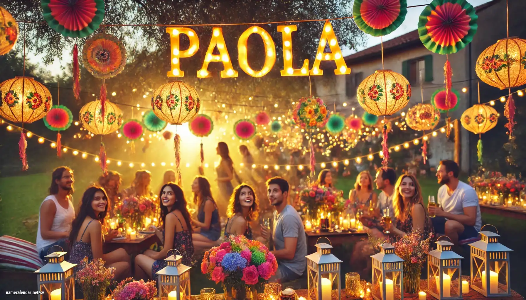 Firande av namnsdag och namn - Paola