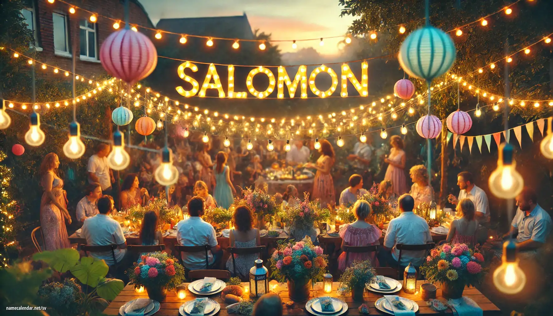 Firande av namnsdag och namn - Salomon