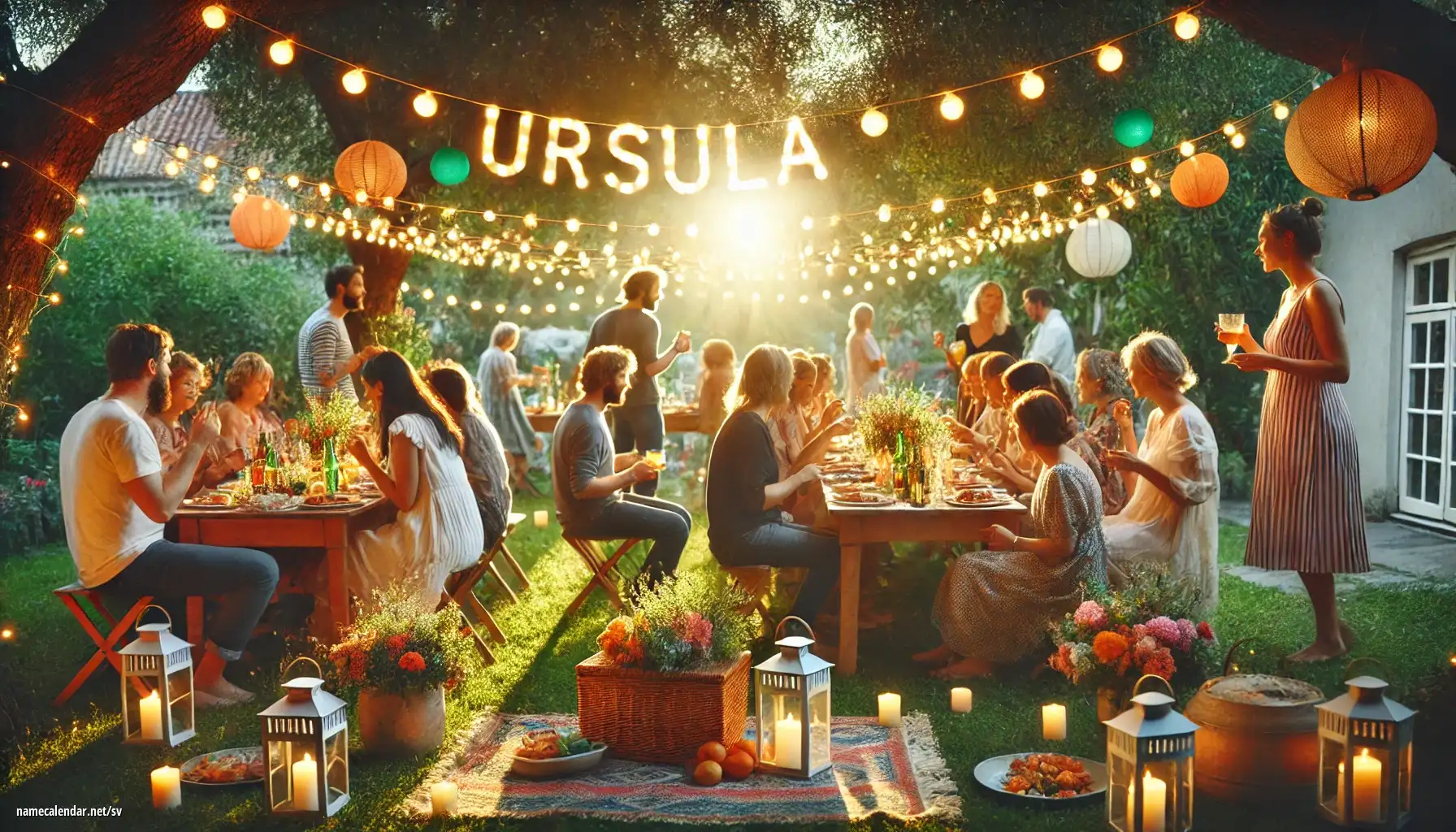 Firande av namnsdag och namn - Uršula