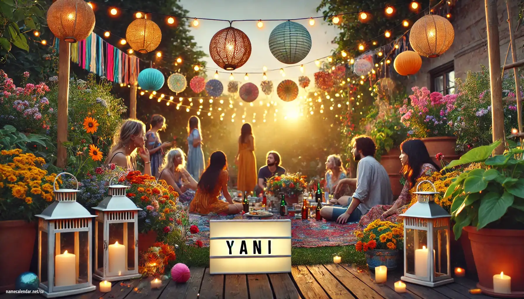 Firande av namnsdag och namn - Yani