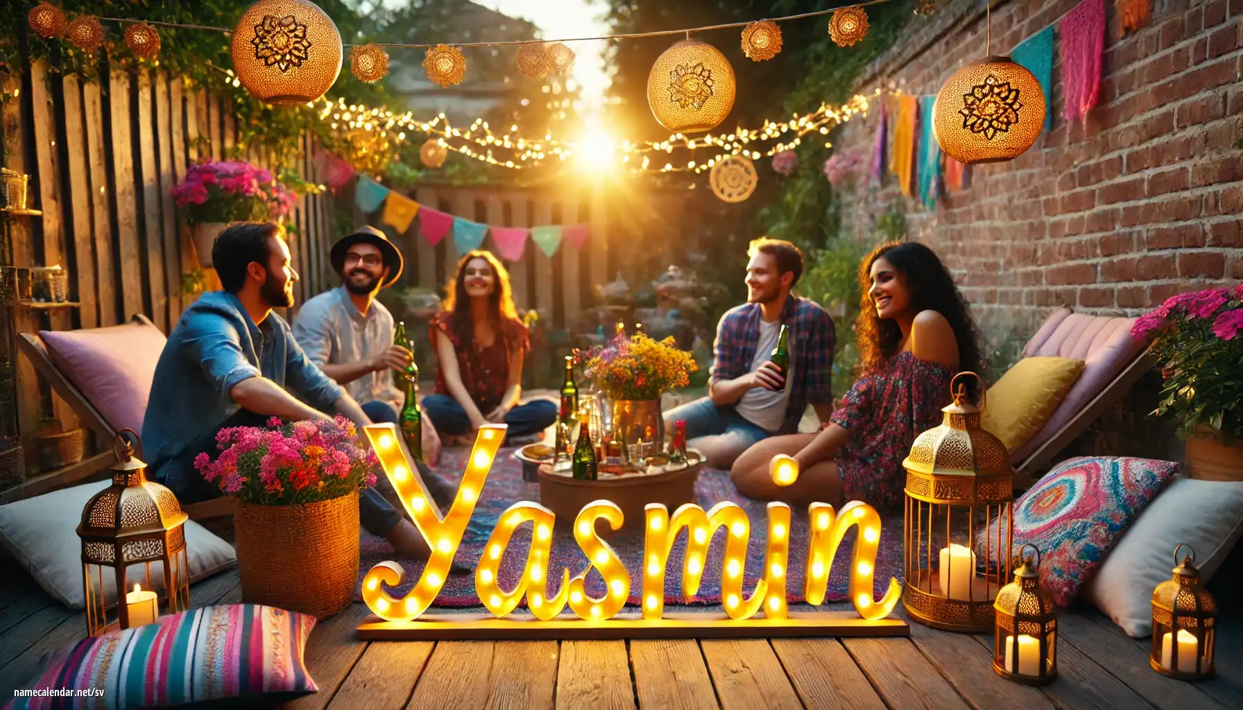 Firande av namnsdag och namn - Yasmin