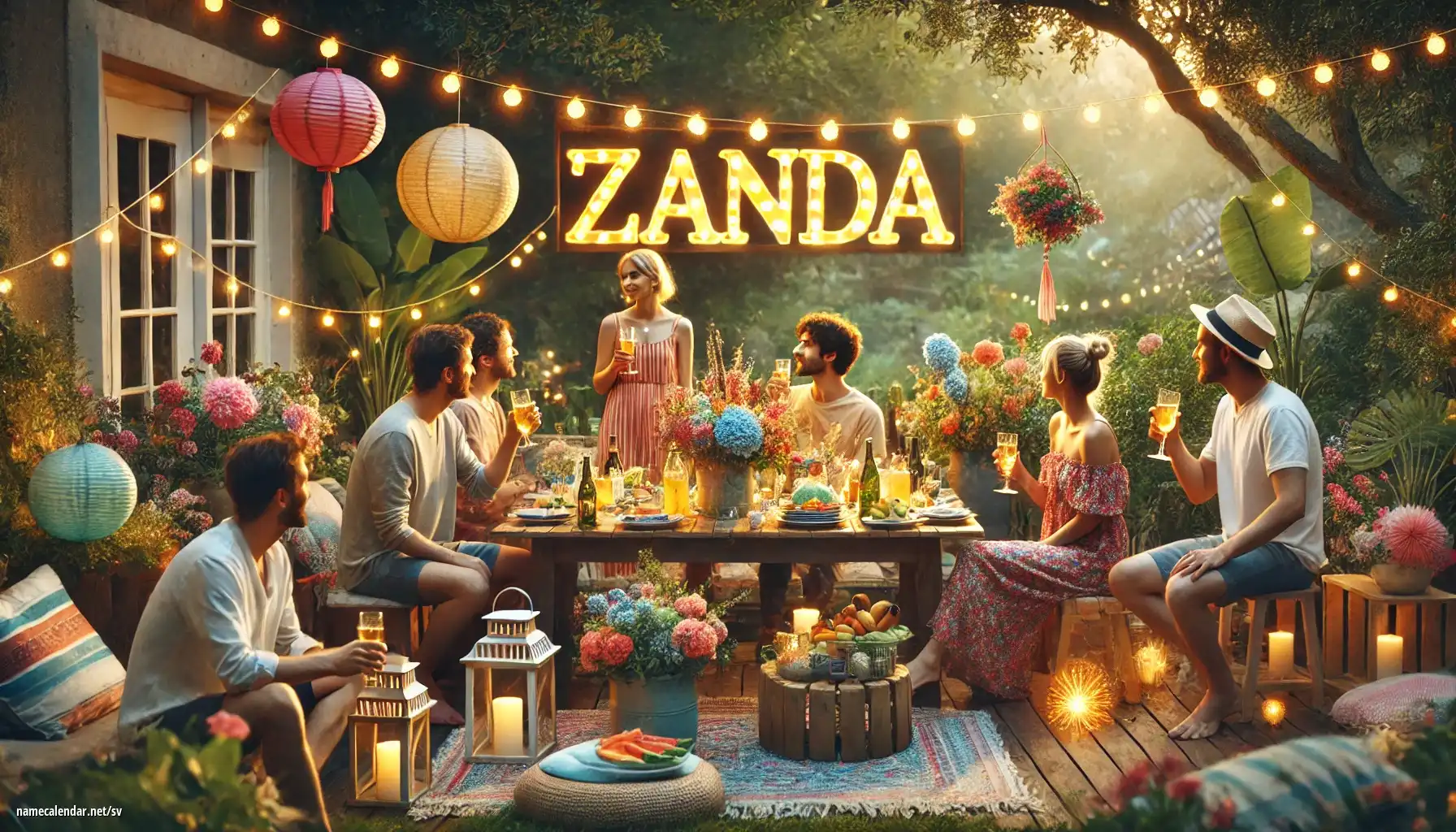 Firande av namnsdag och namn - Zanda