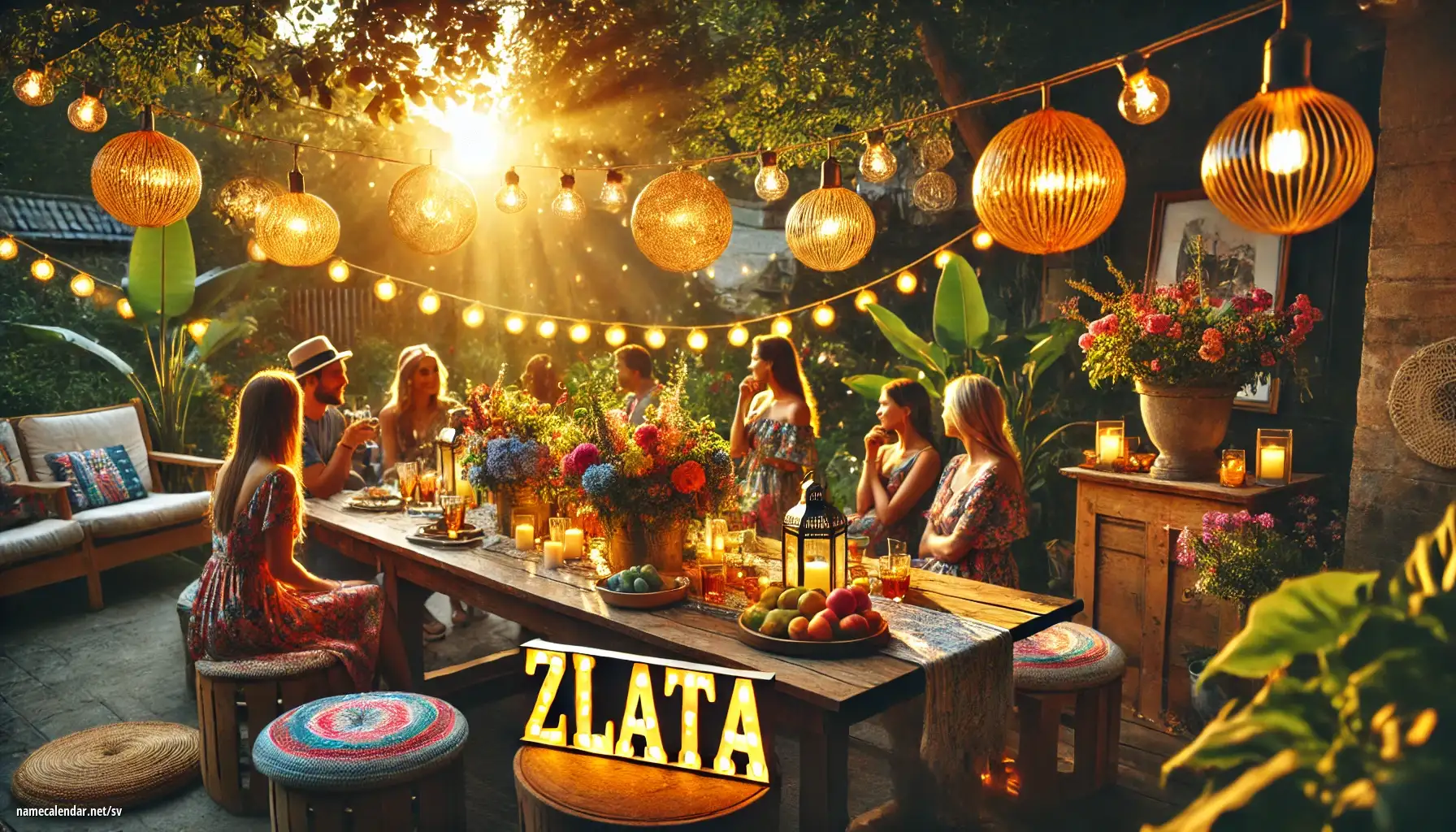 Firande av namnsdag och namn - Zlata