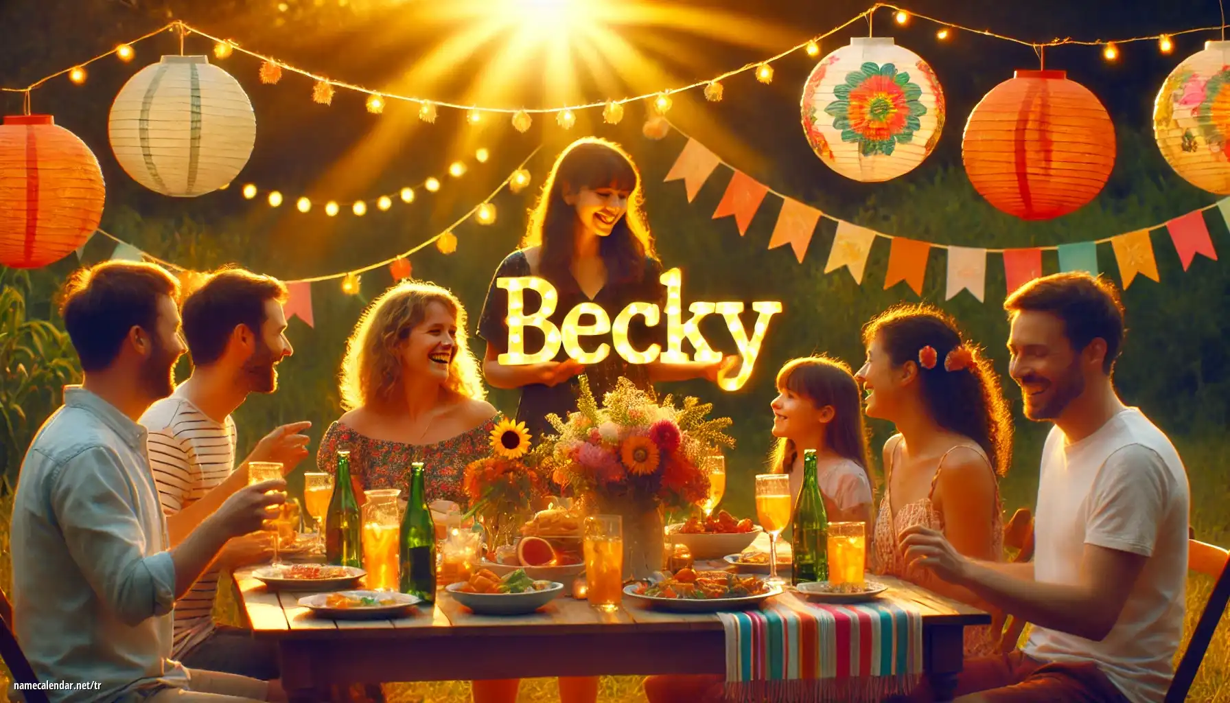 İsim günü ve isim kutlaması - Becky