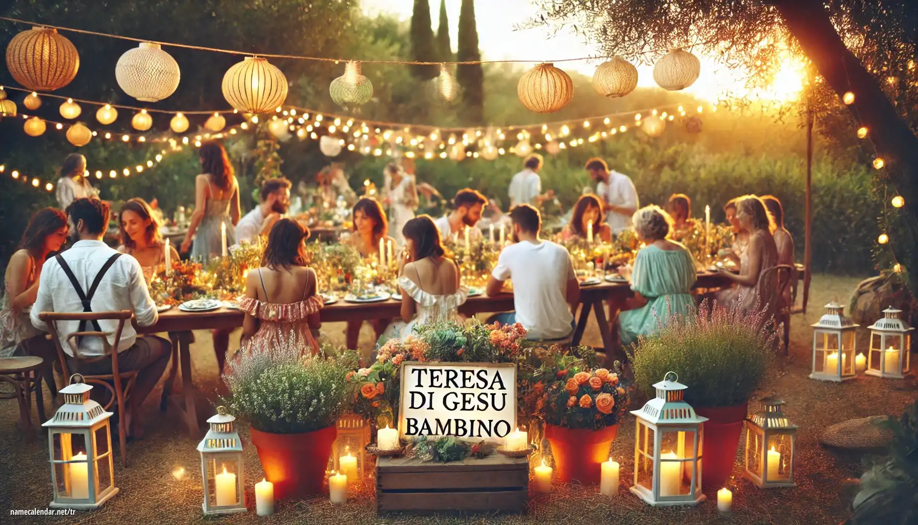 İsim günü ve isim kutlaması - Teresa di Gesù Bambino