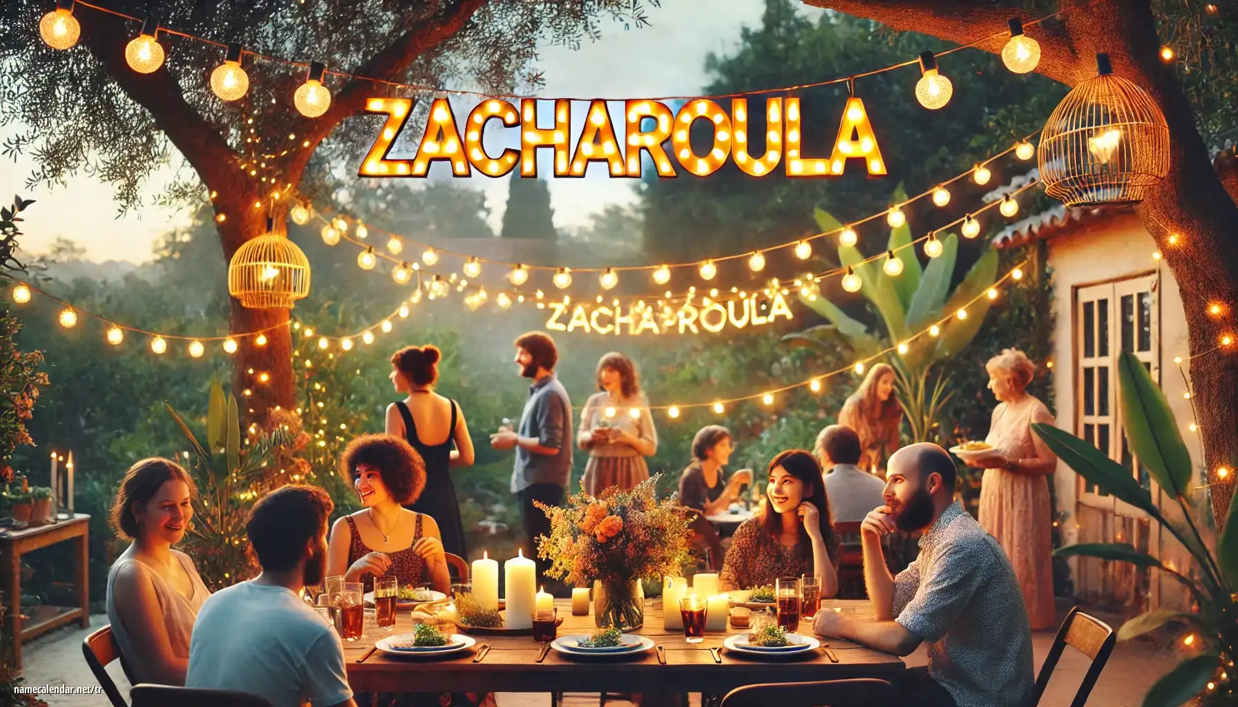 İsim günü ve isim kutlaması - Zacharoula