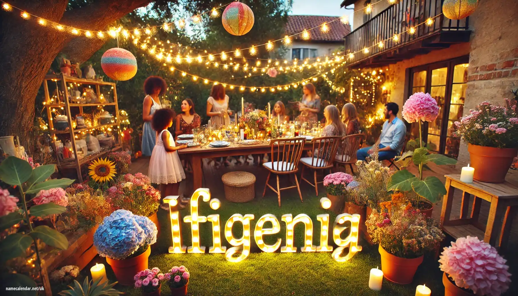 Святкування іменин та імен - Ifigenia