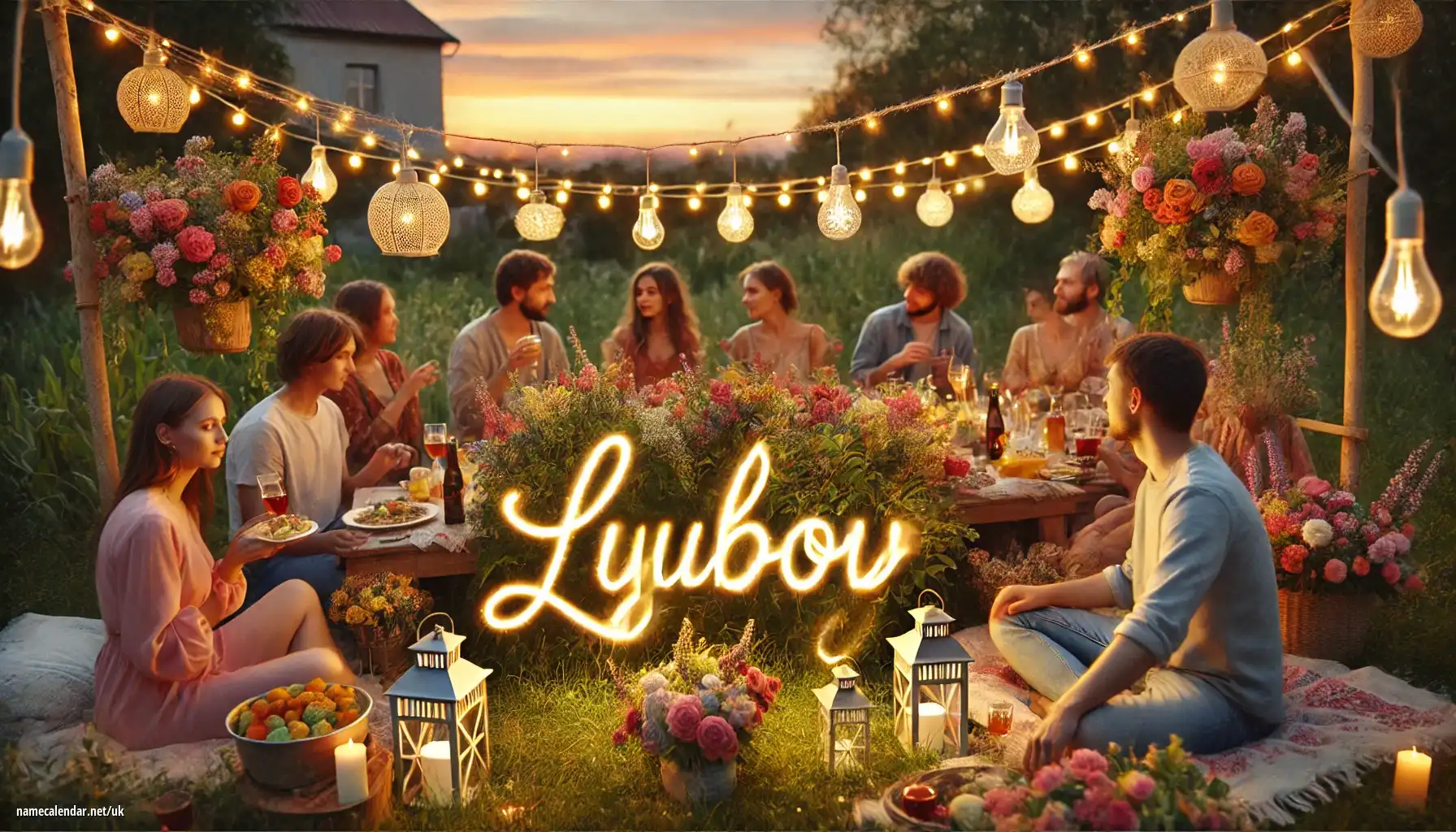 Святкування іменин та імен - Lyubov