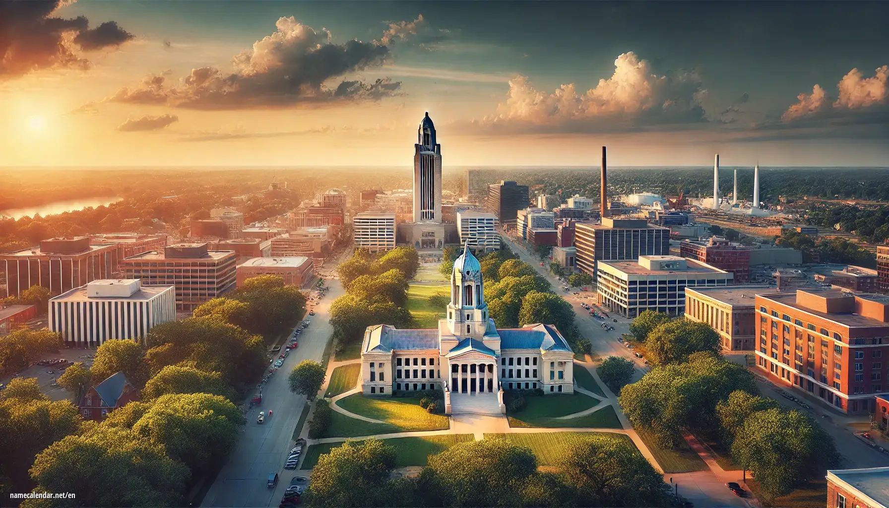 Lincoln - the capital of Nebraska