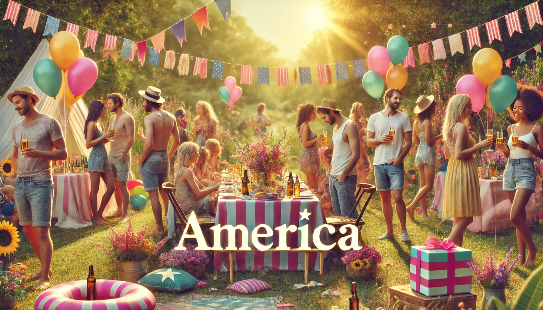 Celebration of name day and name - America