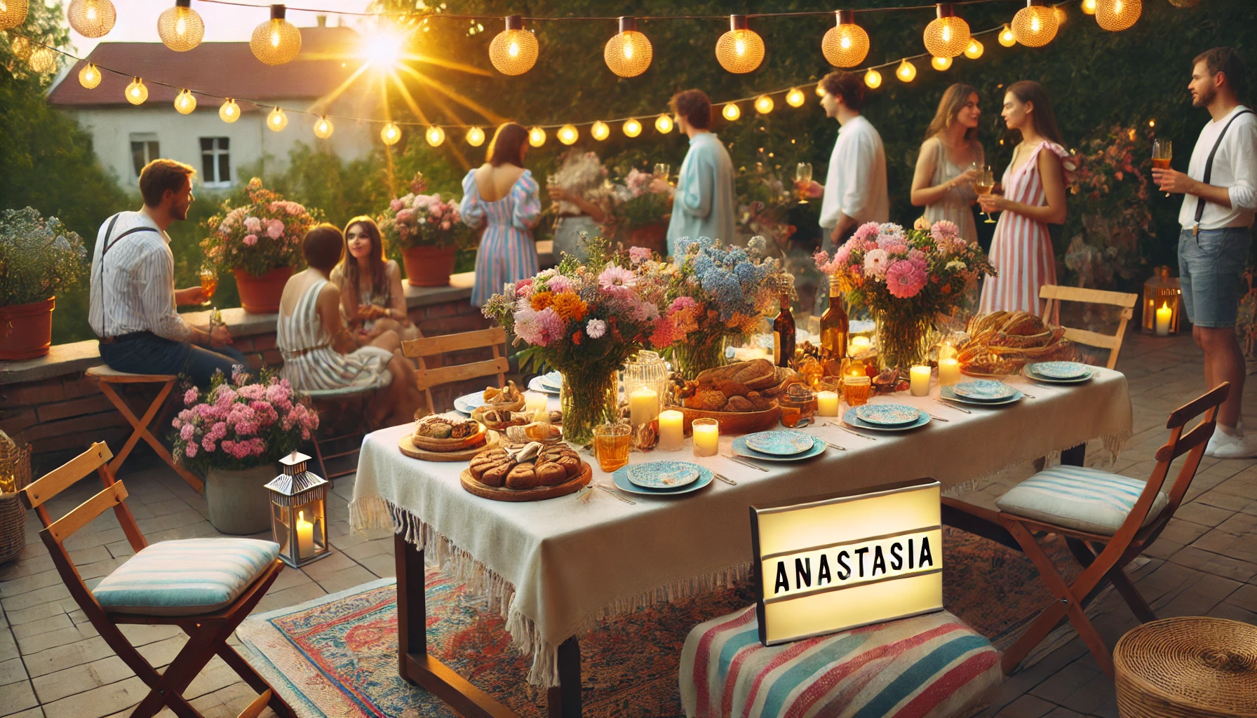 Celebration of name day and name - Anastasia