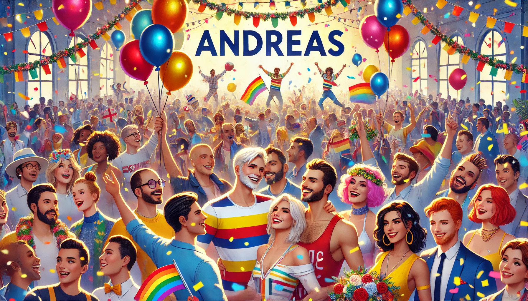 Celebration of name day and name - Andreas