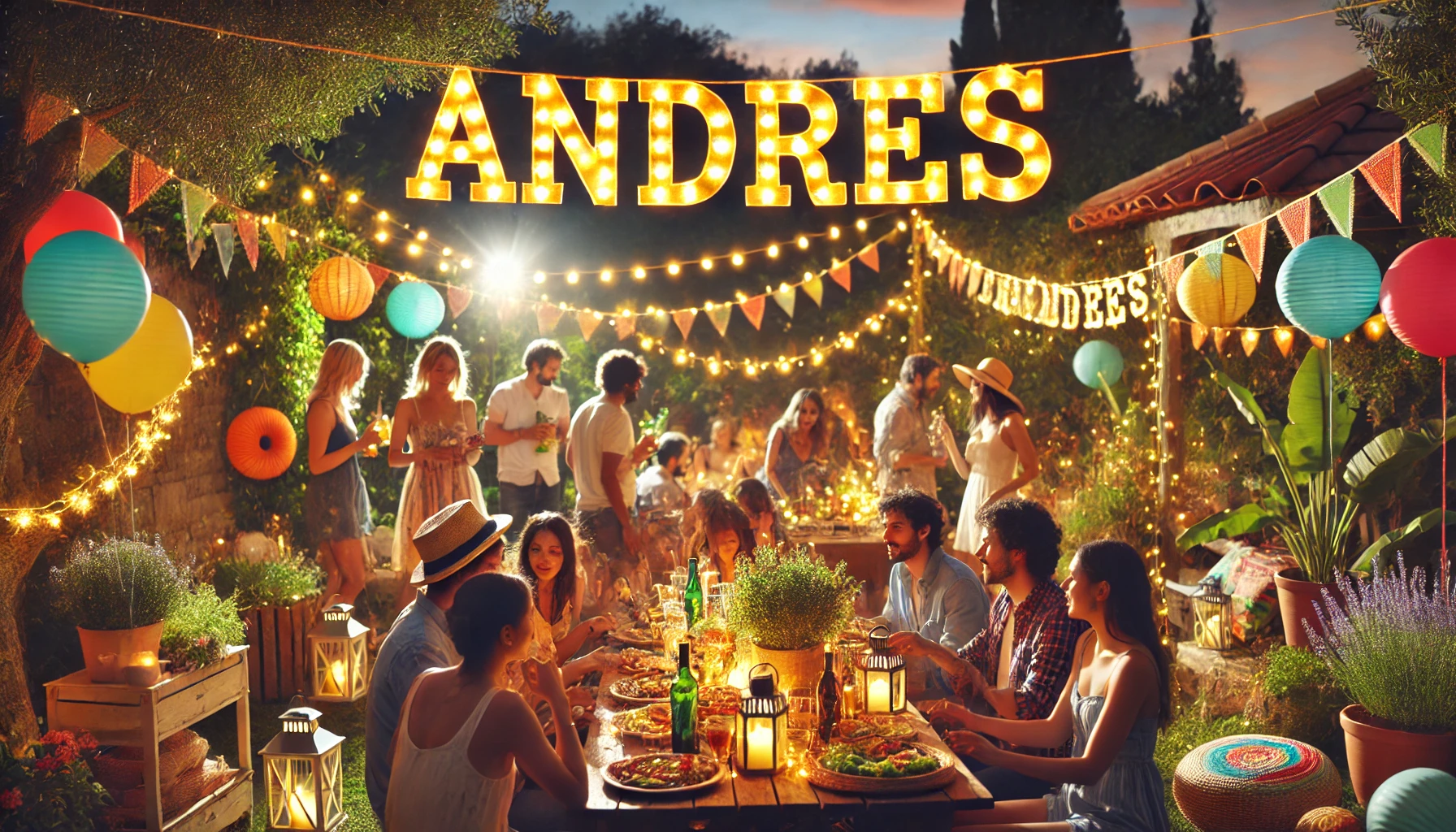 Nimipäivän ja nimen juhliminen - Andrés