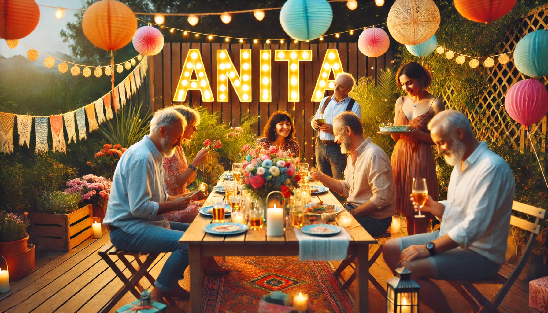 Névnap és név megünneplése - Anita