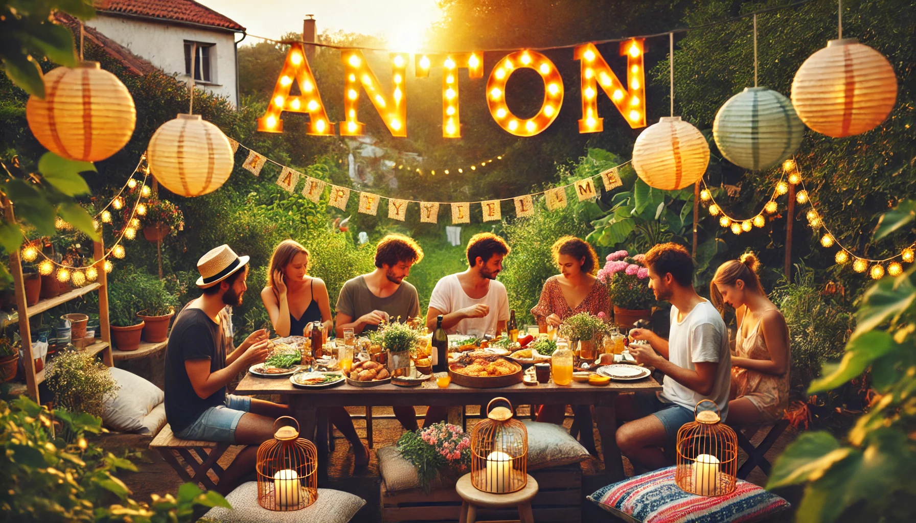 Celebration of name day and name - Anton