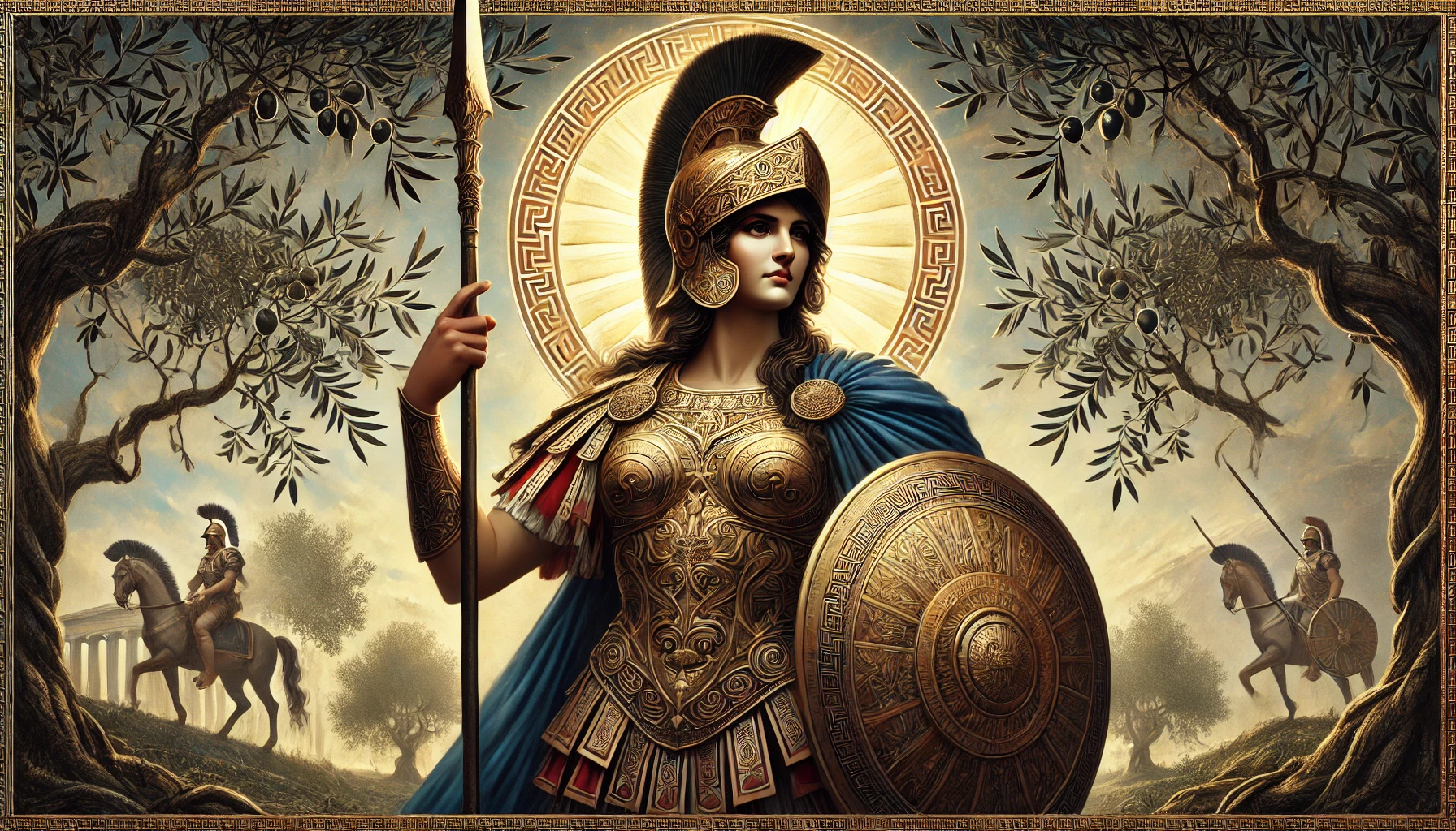Athena - an ancient Greek goddess
