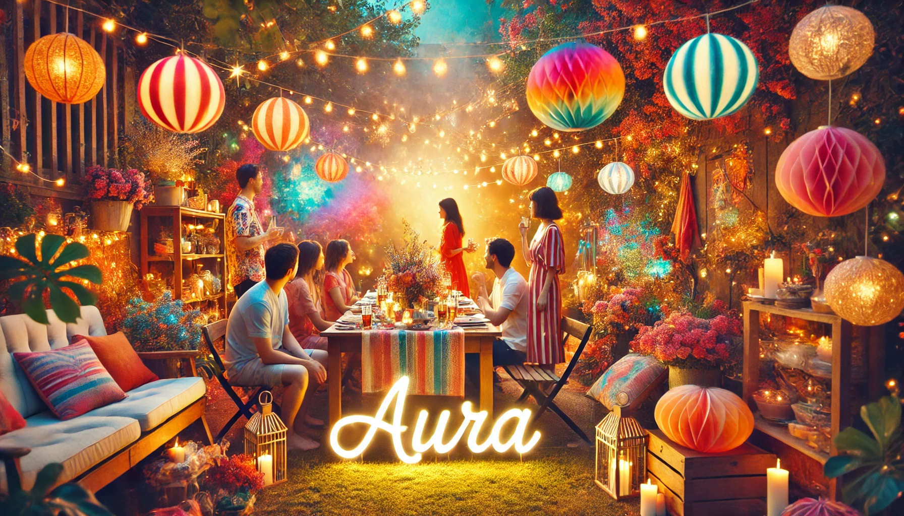Oslava jmenin a jmenin - Aura