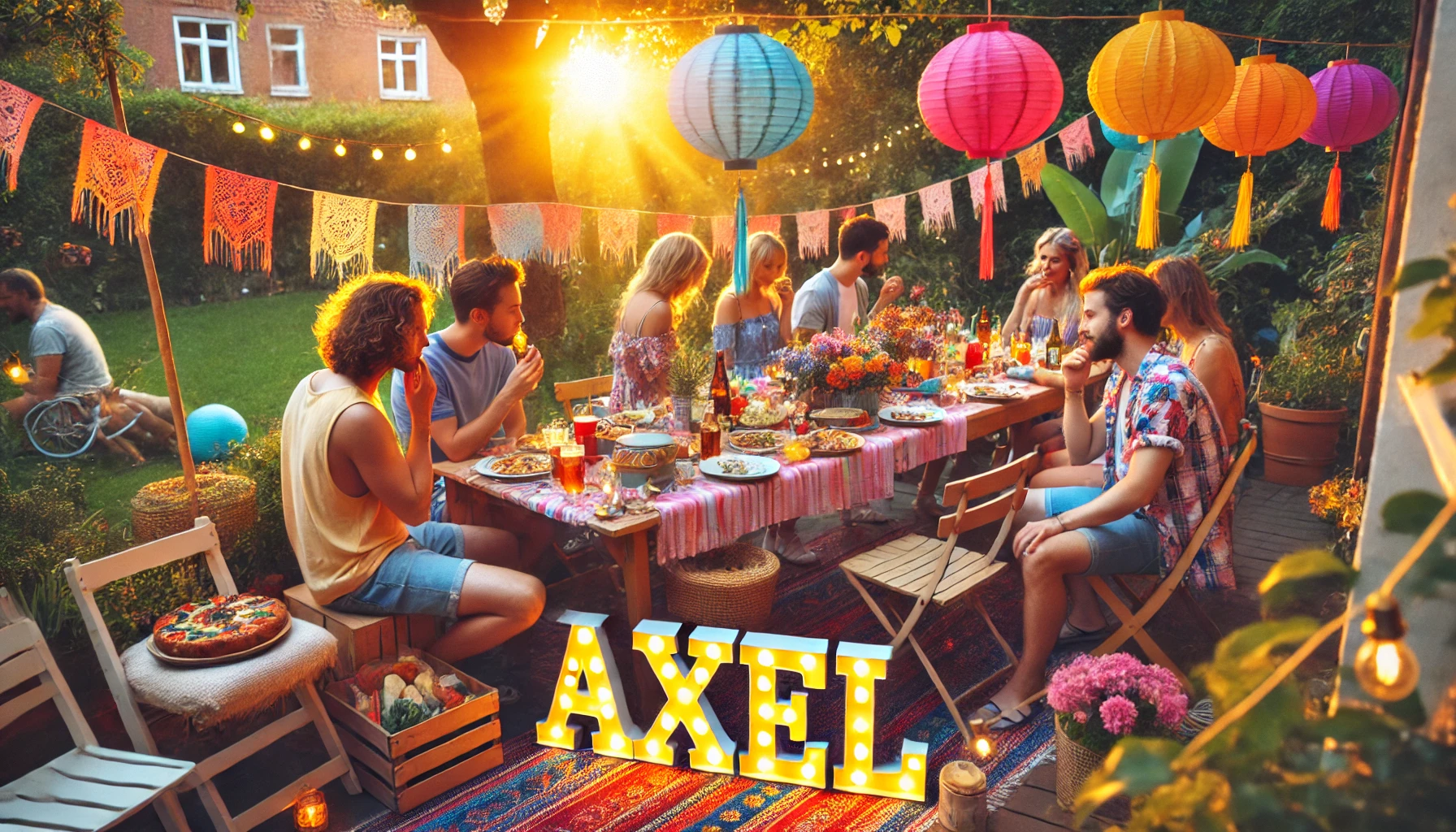Feier des Namenstages und des Namens - Axel