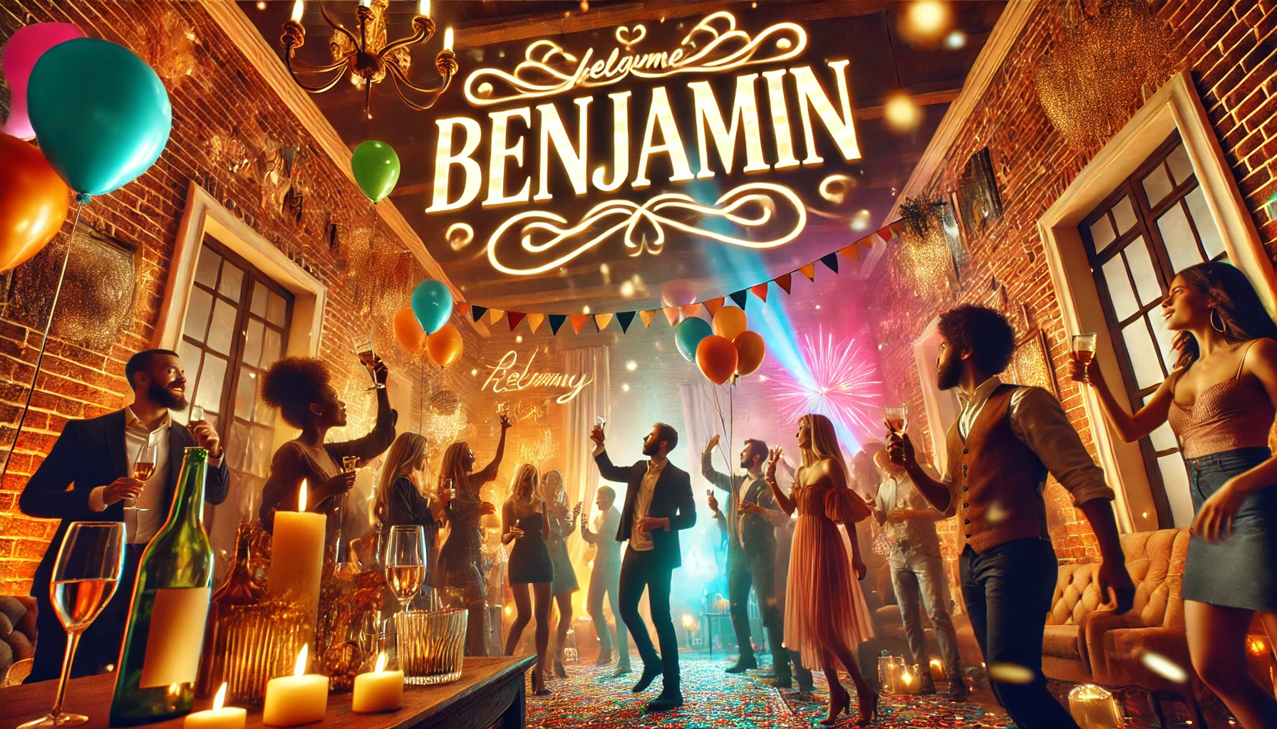 Feier des Namenstages und des Namens - Benjamín