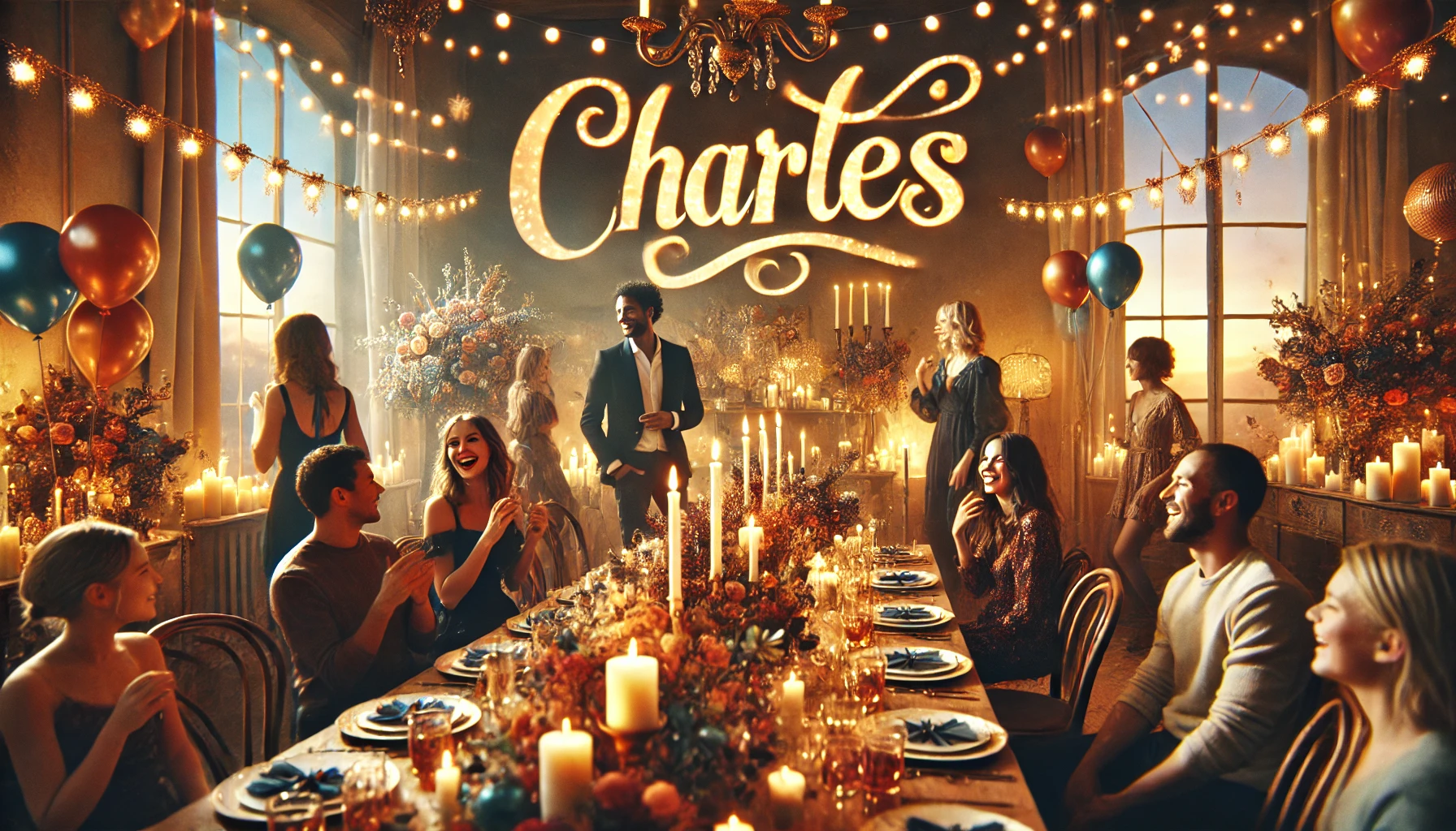 Feier des Namenstages und des Namens - Charles