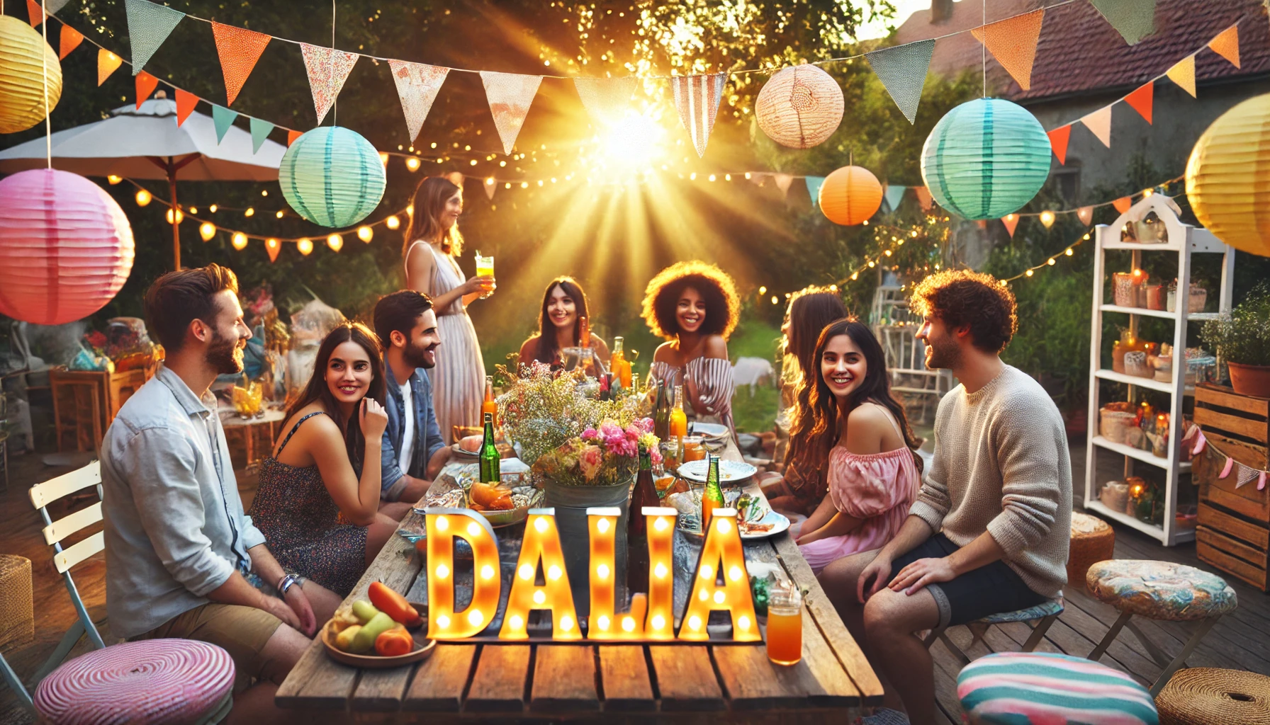 Feier des Namenstages und des Namens - Dalia