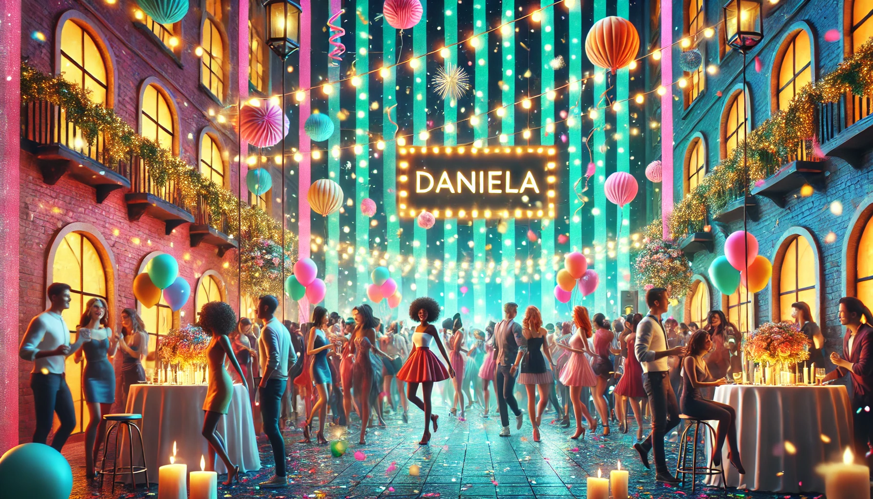 Feier des Namenstages und des Namens - Daniela