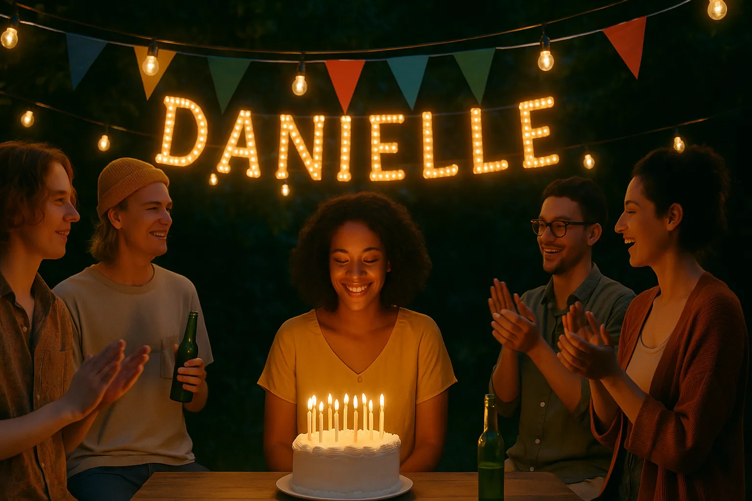 Feier des Namenstages und des Namens - Danielle
