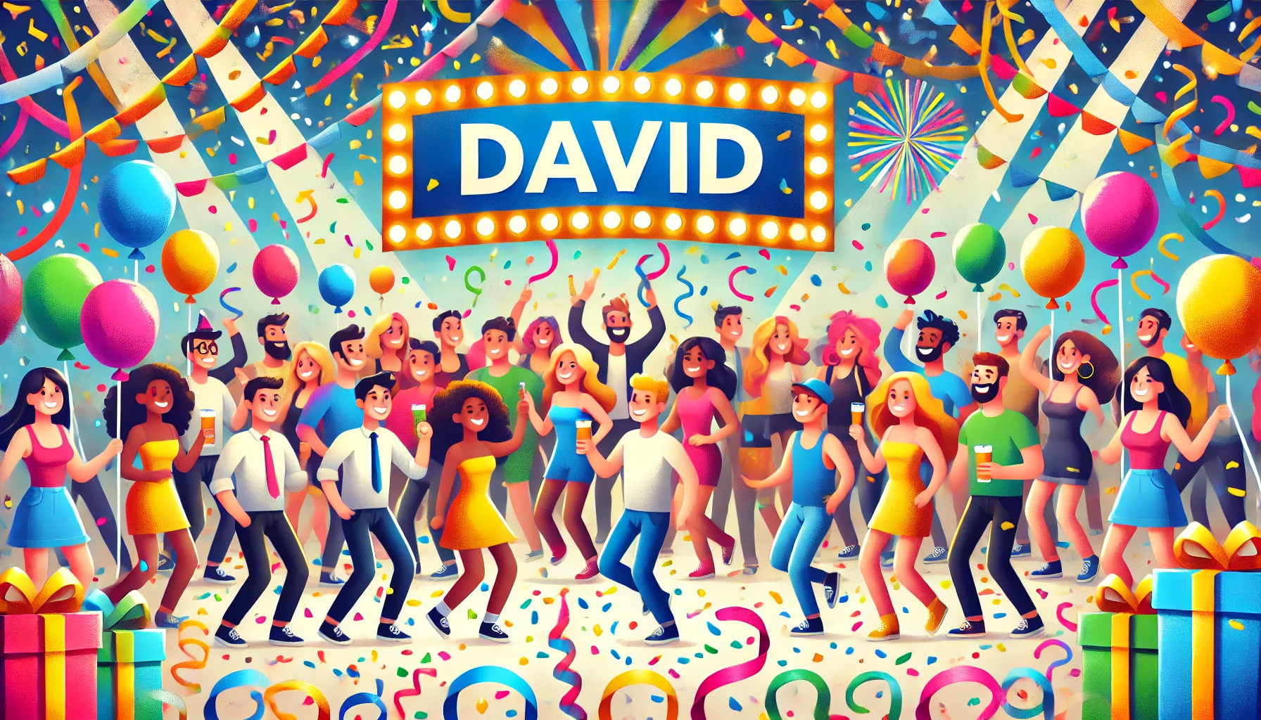Névnap és név megünneplése - David