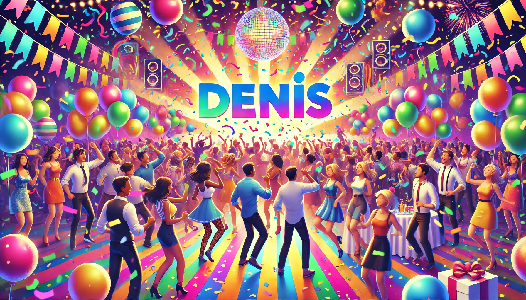 Celebration of name day and name - Denis